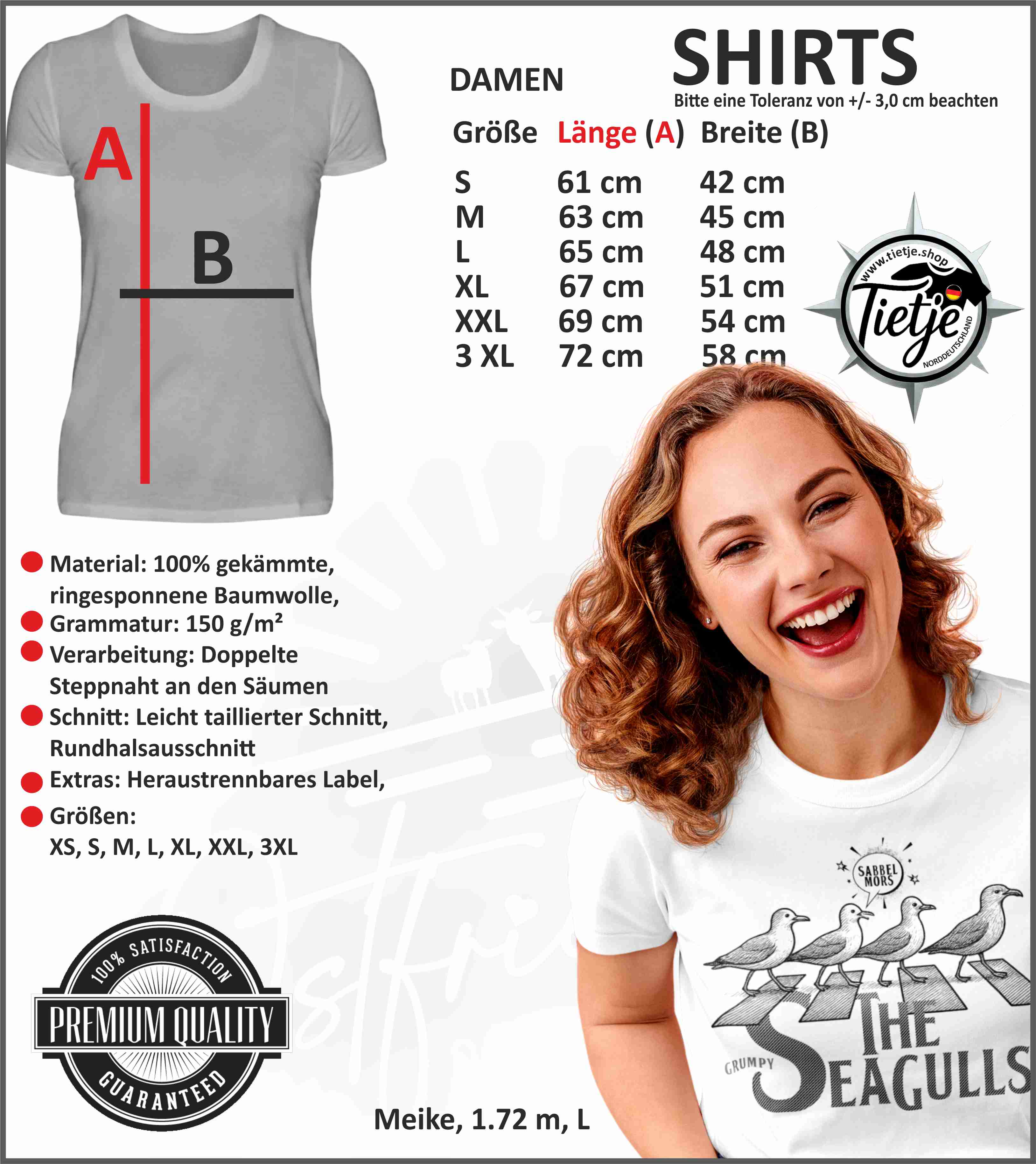 Größen Shirts Damen