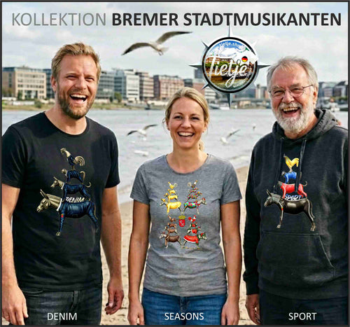 BREMEN - Stadtmusikanten - DENIM  - Herren Shirt