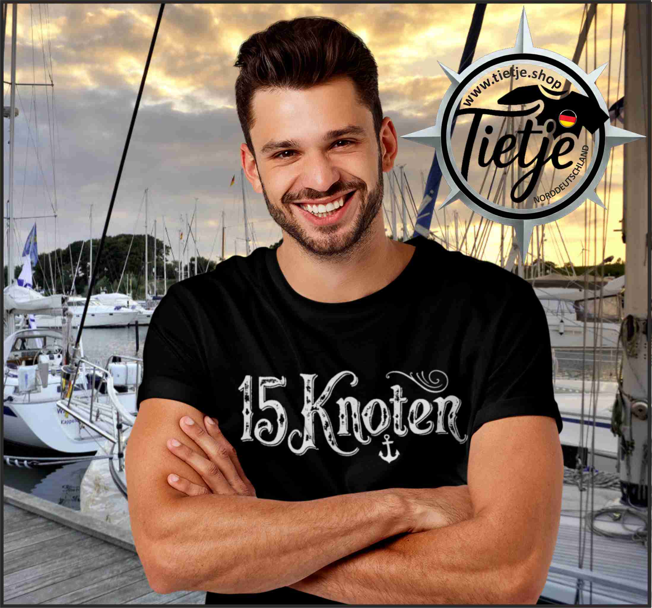 FUN & SUN - 15 Knoten  - Herren Shirt