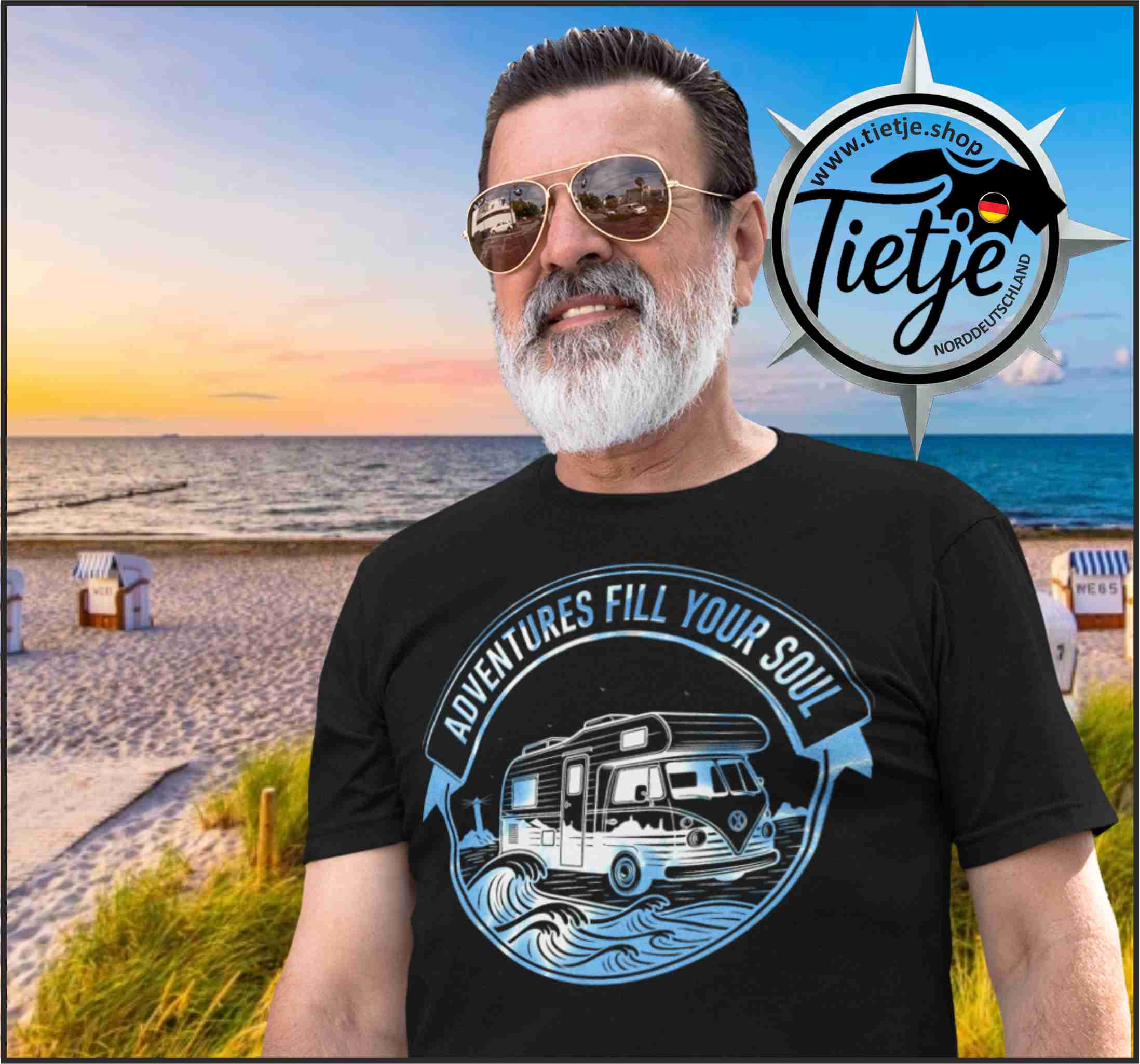 FUN & SUN - ADVENTURES FILL YOUR SOUL  - Herren Shirt
