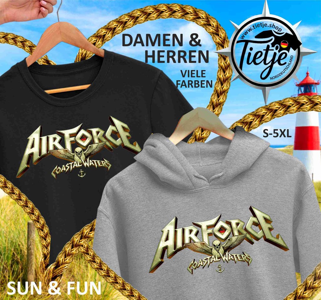 FUN & SUN - AIRFORCE COASTAL WATERS  - Damen Premiumshirt