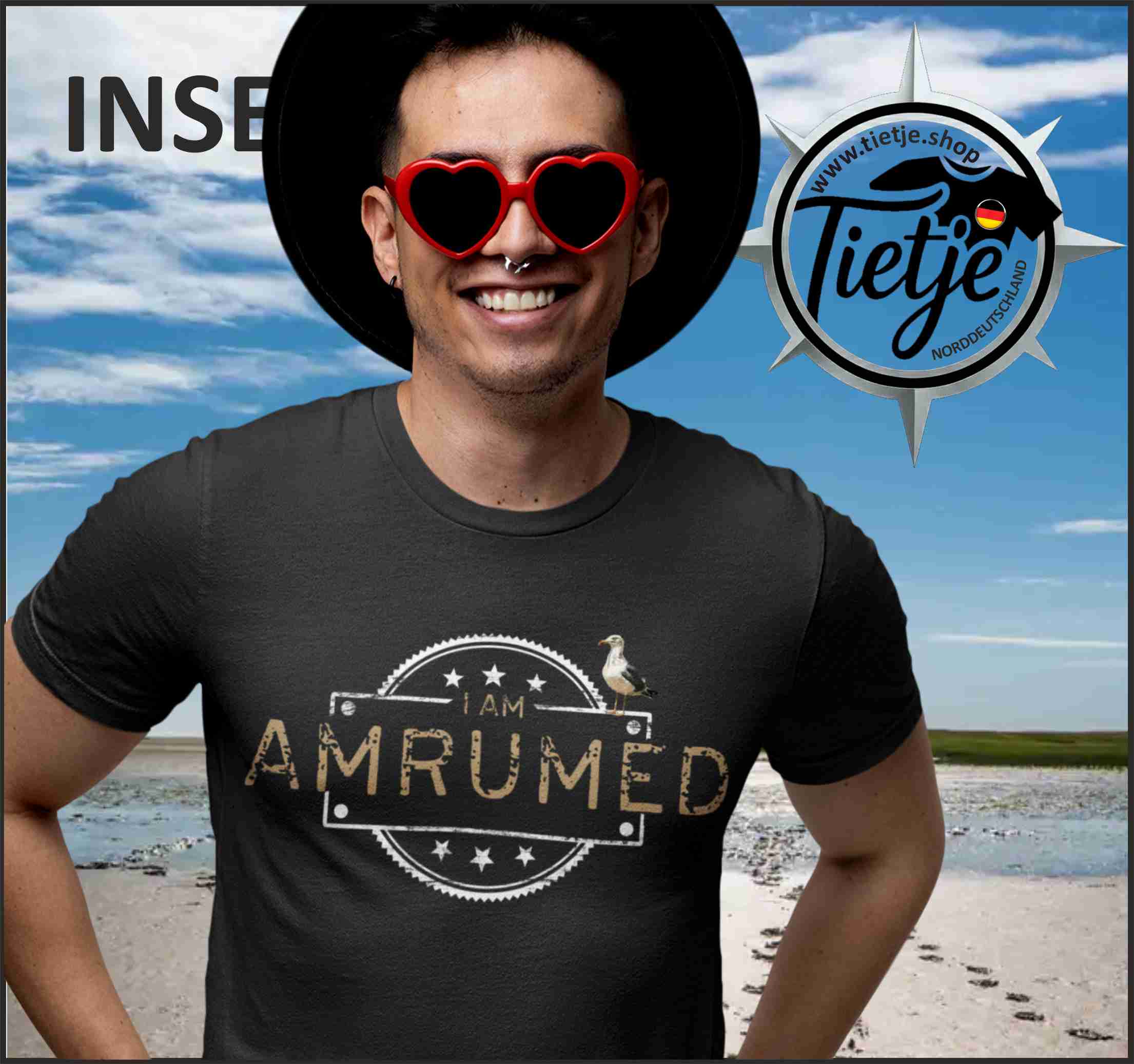 INSELN - AMRUMED  - Herren Shirt