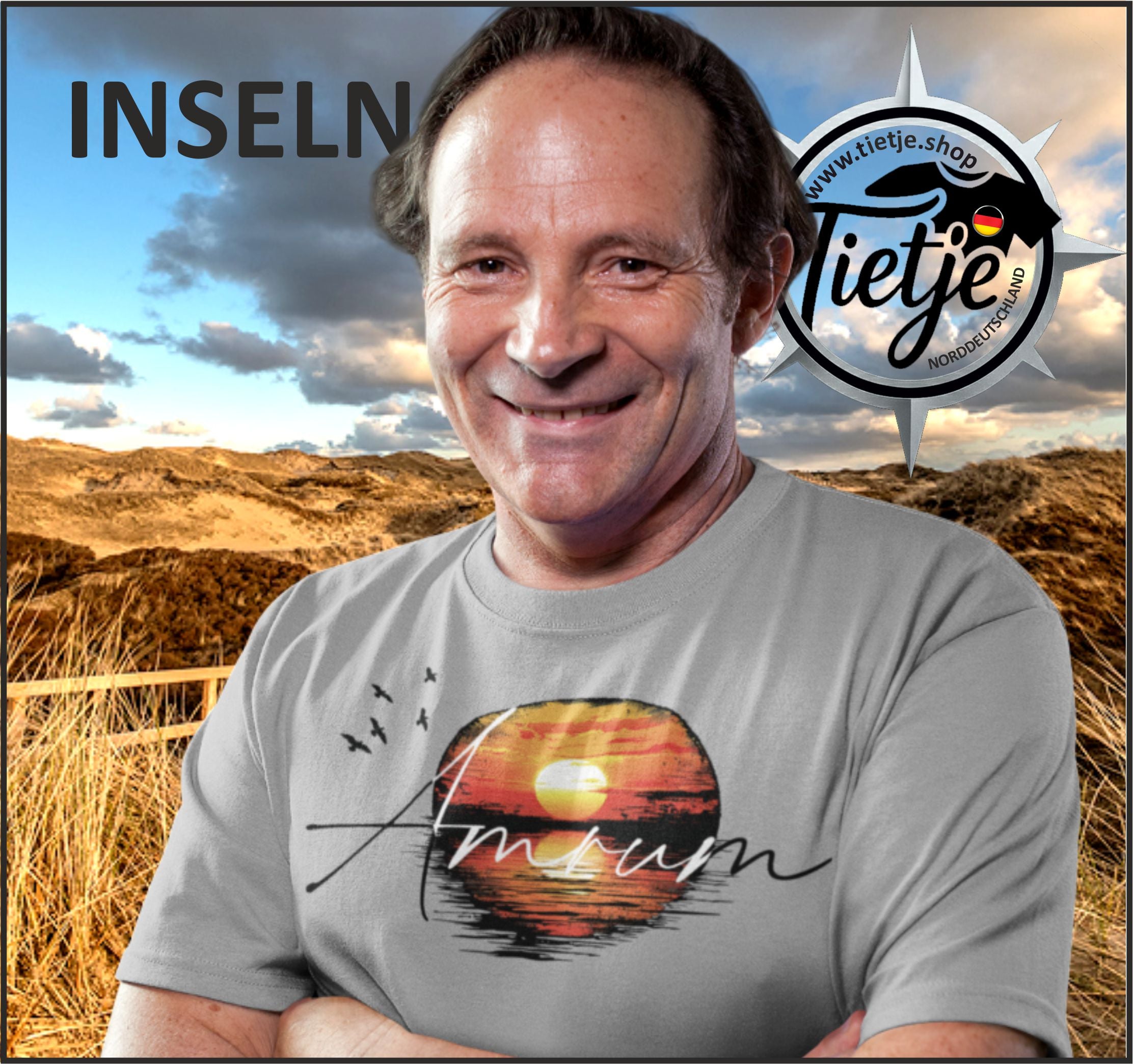 INSELN - AMRUM  - Herren Shirt