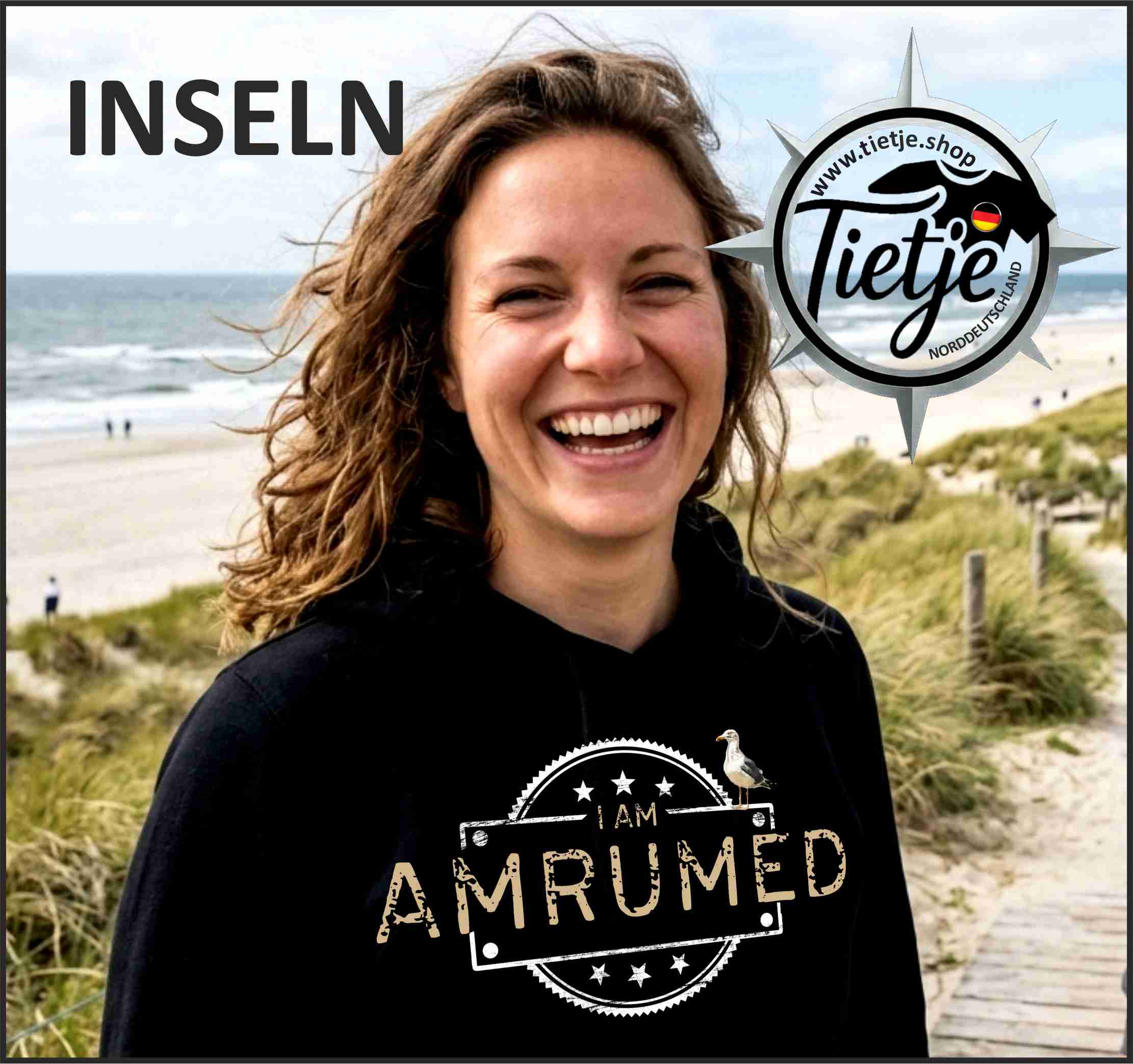 INSELN - AMRUMED  - Unisex Kapuzenpullover Hoodie