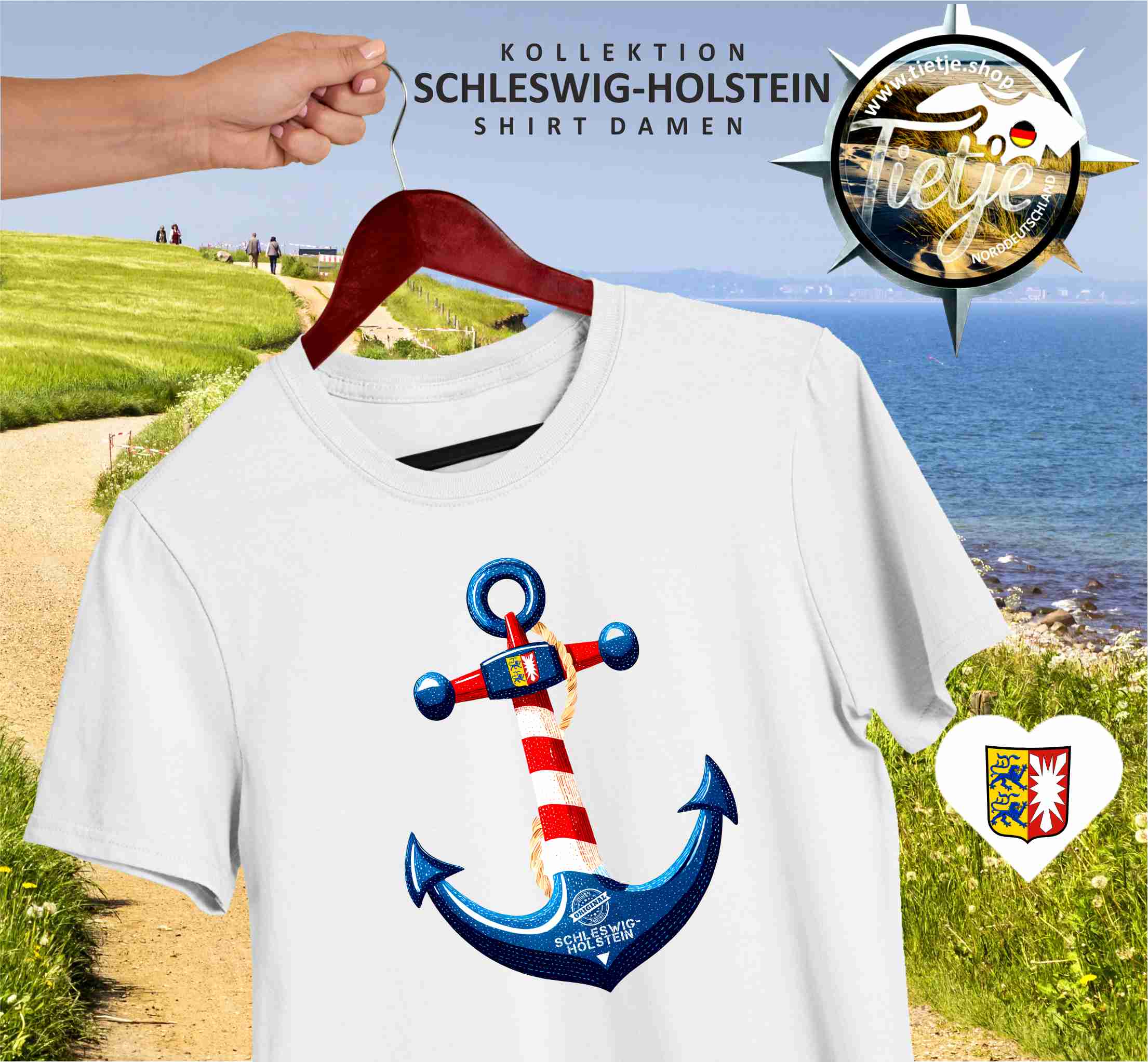 SCHLESWIG-HOLSTEIN - ANKER  - Herren Shirt