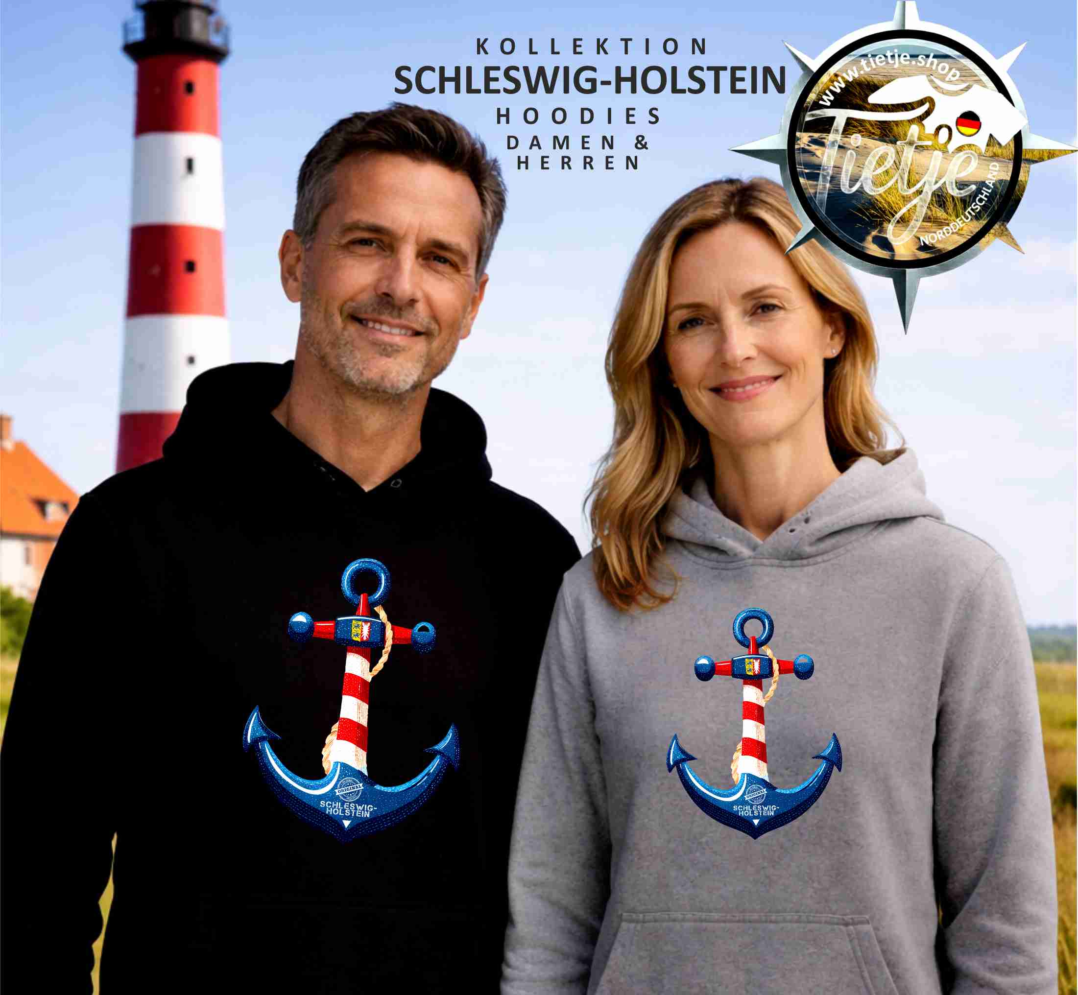 SCHLESWIG-HOLSTEIN - ANKER  - Unisex Kapuzenpullover Hoodie