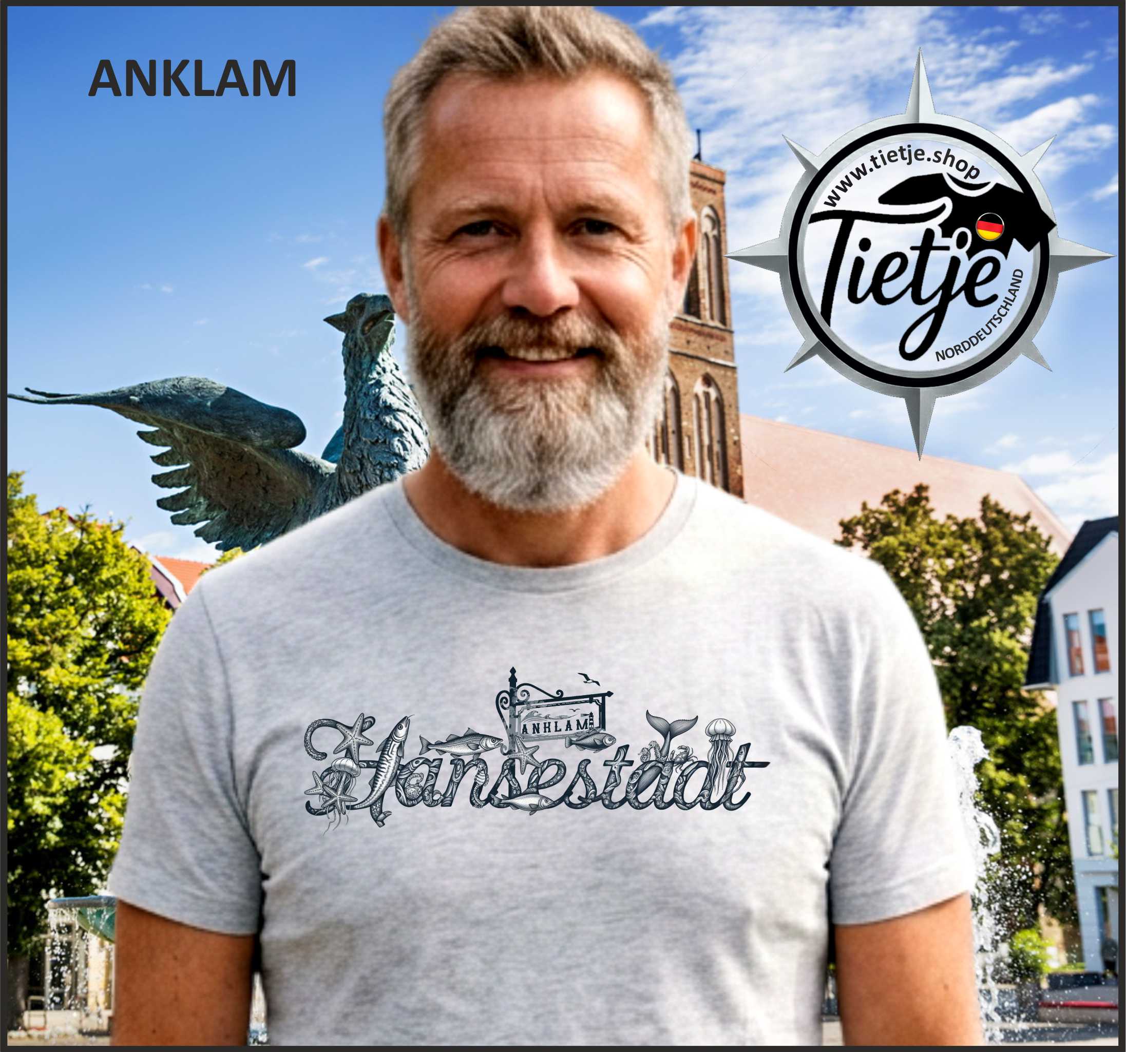 MECKLENBURG-VORPOMMERN - HANSESTADT ANKLAM  - Herren Shirt