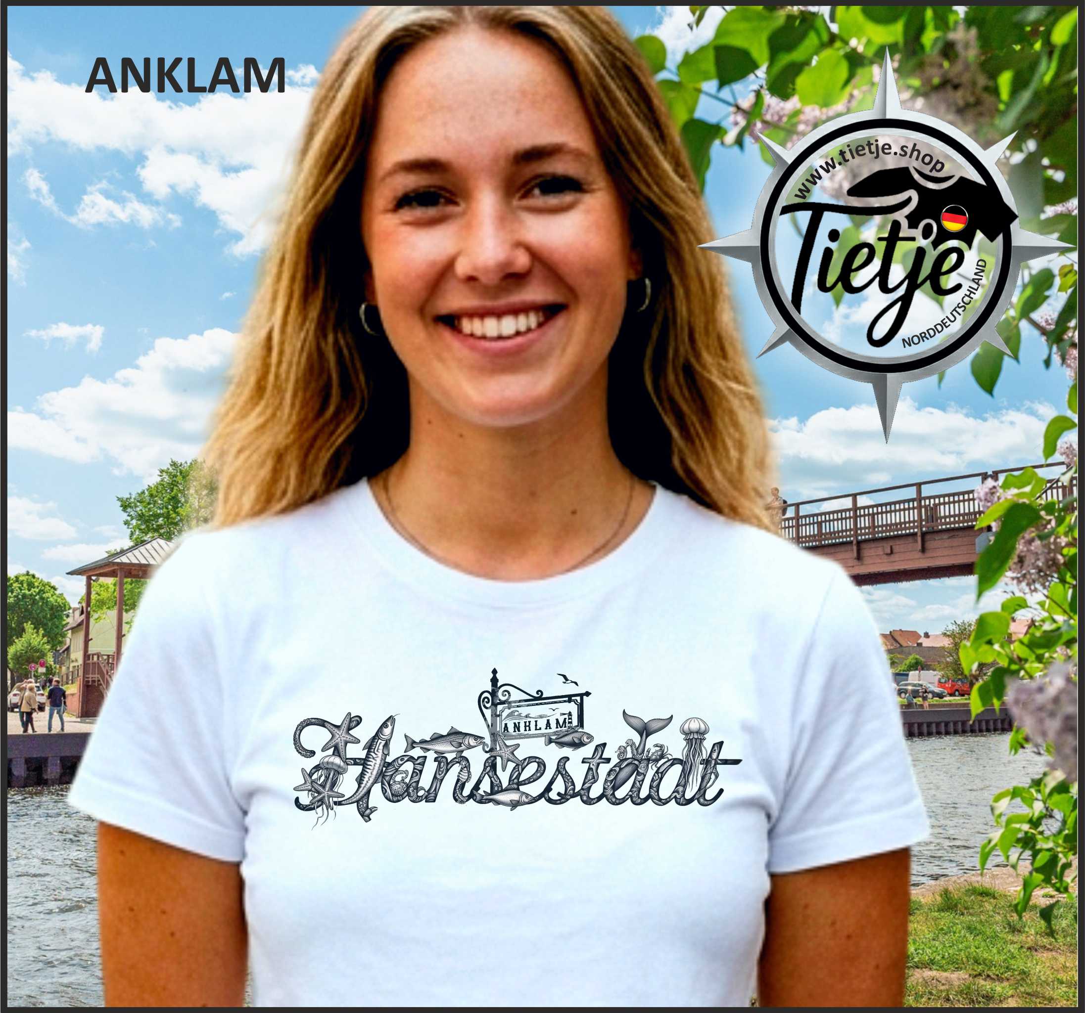 MECKLENBURG-VORPOMMERN - HANSESTADT ANKLAM  - Damen Premiumshirt