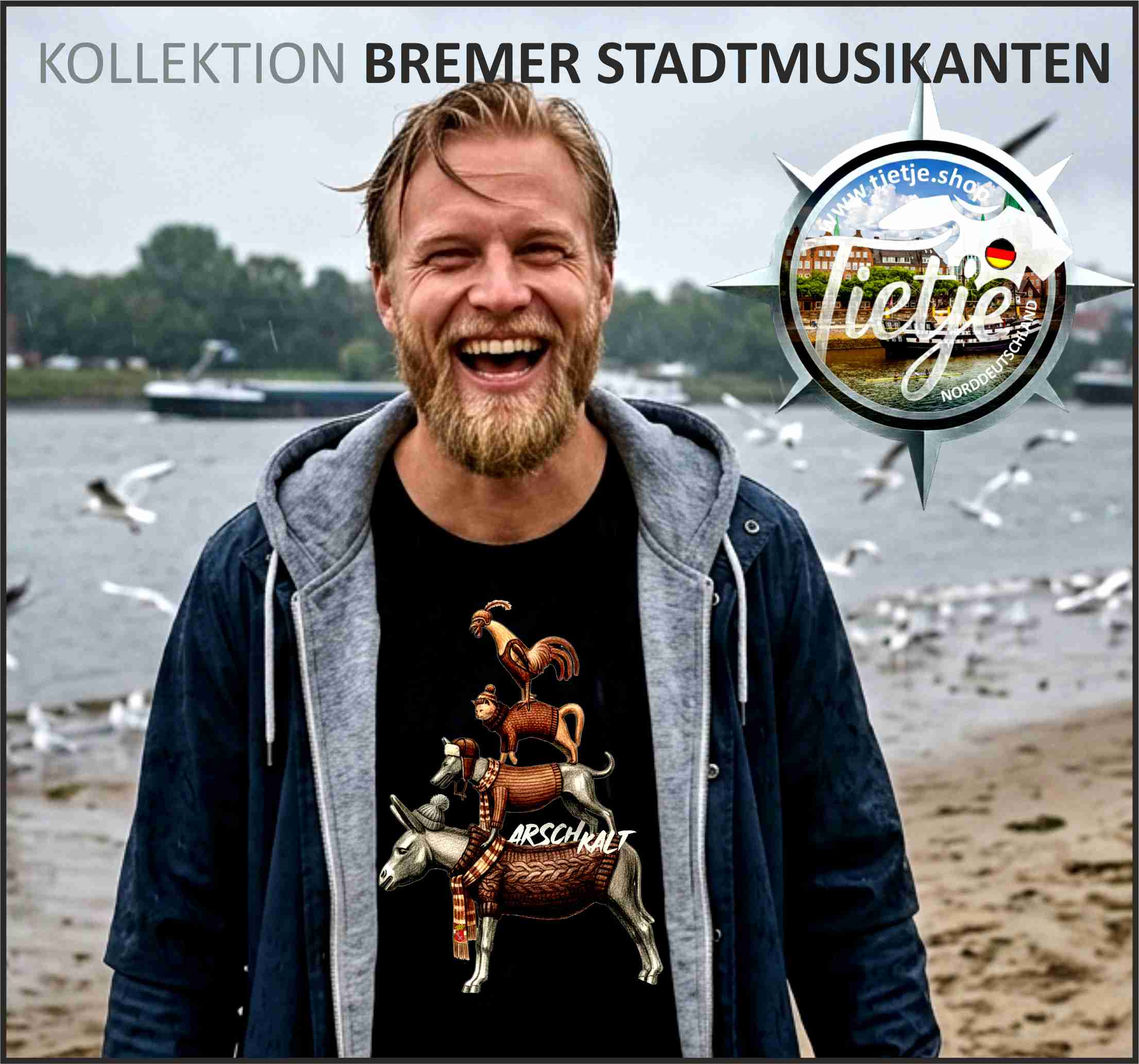 BREMEN - Stadtmusikanten - ARS*HKALT  - Herren Shirt