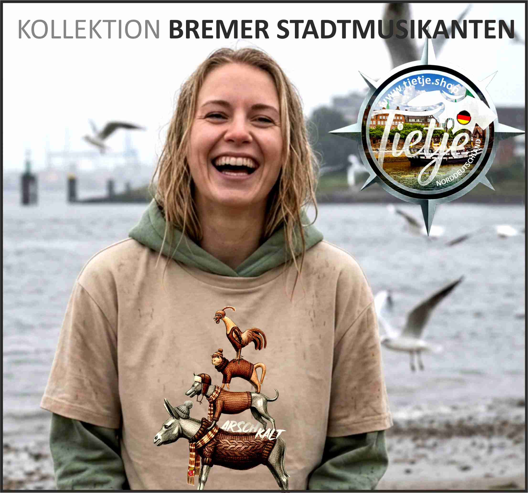 BREMEN - Stadtmusikanten - ARS*HKALT  - Damen Premiumshirt