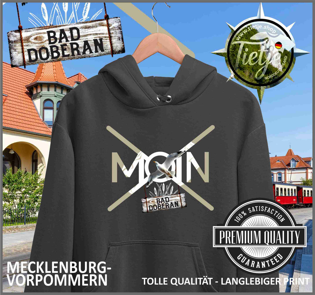 MECKLENBURG-VORPOMMERN - Städte - Moin BAD DOBERAM  - Unisex Kapuzenpullover Hoodie