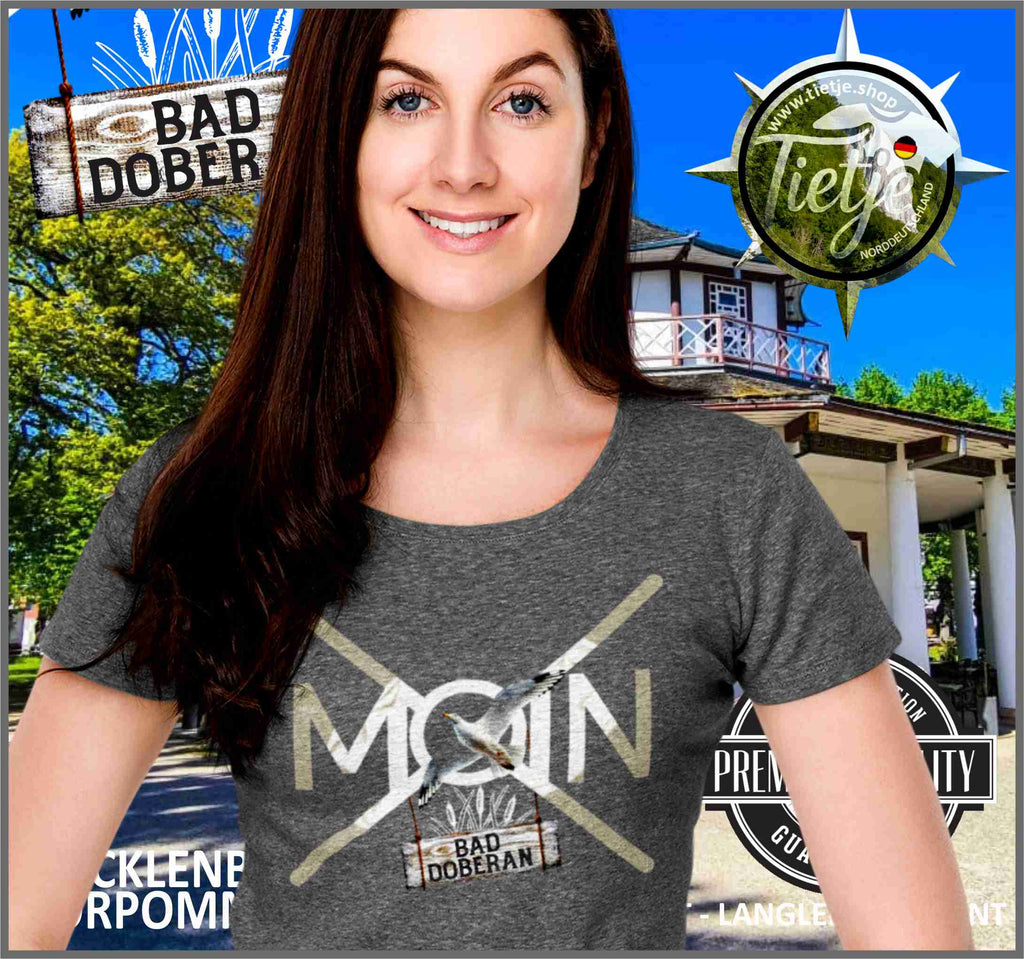 MECKLENBURG-VORPOMMERN - Städte - Moin BAD DOBERAM  - Damen Premiumshirt