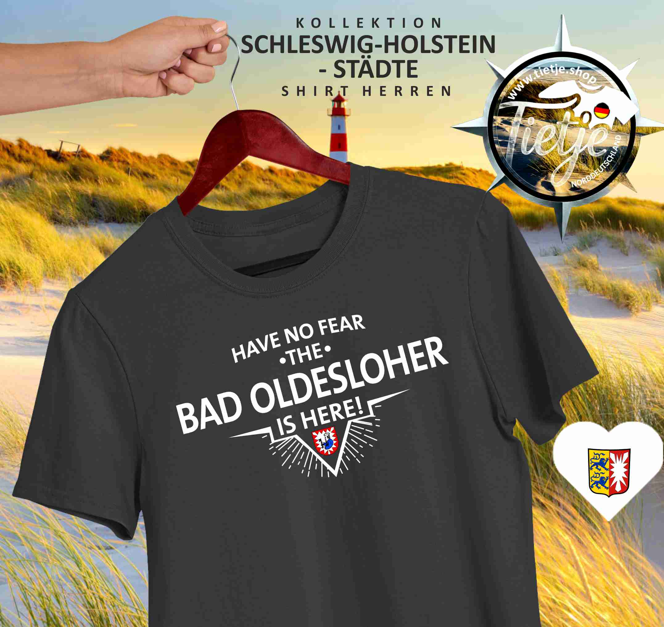 SCHLESWIG-HOLSTEIN - Städte - BAD OLDESLOHER  - Herren Shirt