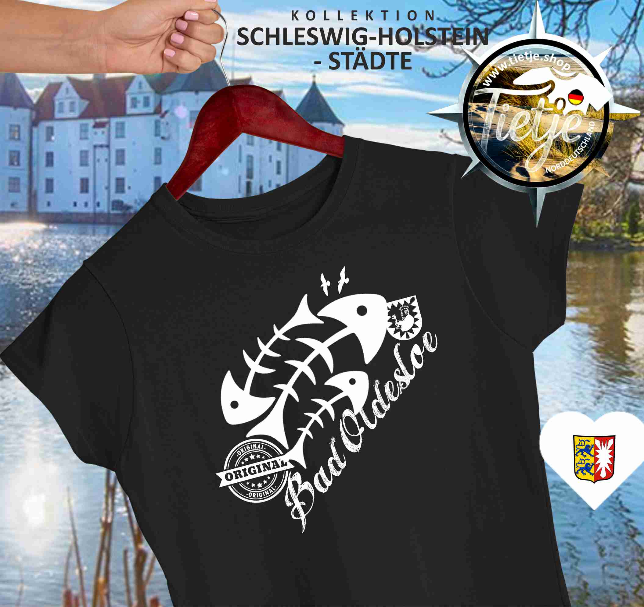 SCHLESWIG-HOLSTEIN - Städte - Bad Oldesloe  - Damen Premiumshirt