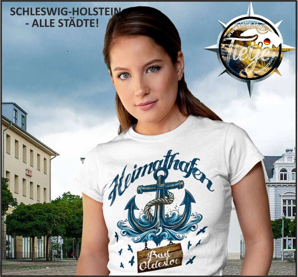 SCHLESWIG-HOLSTEIN - HEIMATHAFEN - Bad Oldesloe  - Damen Premiumshirt