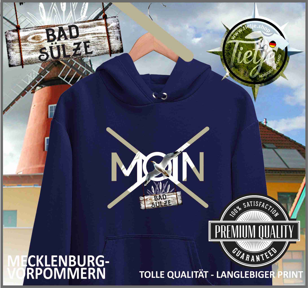 MECKLENBURG-VORPOMMERN - Städte - Moin BAD SÜLZE  - Unisex Kapuzenpullover Hoodie