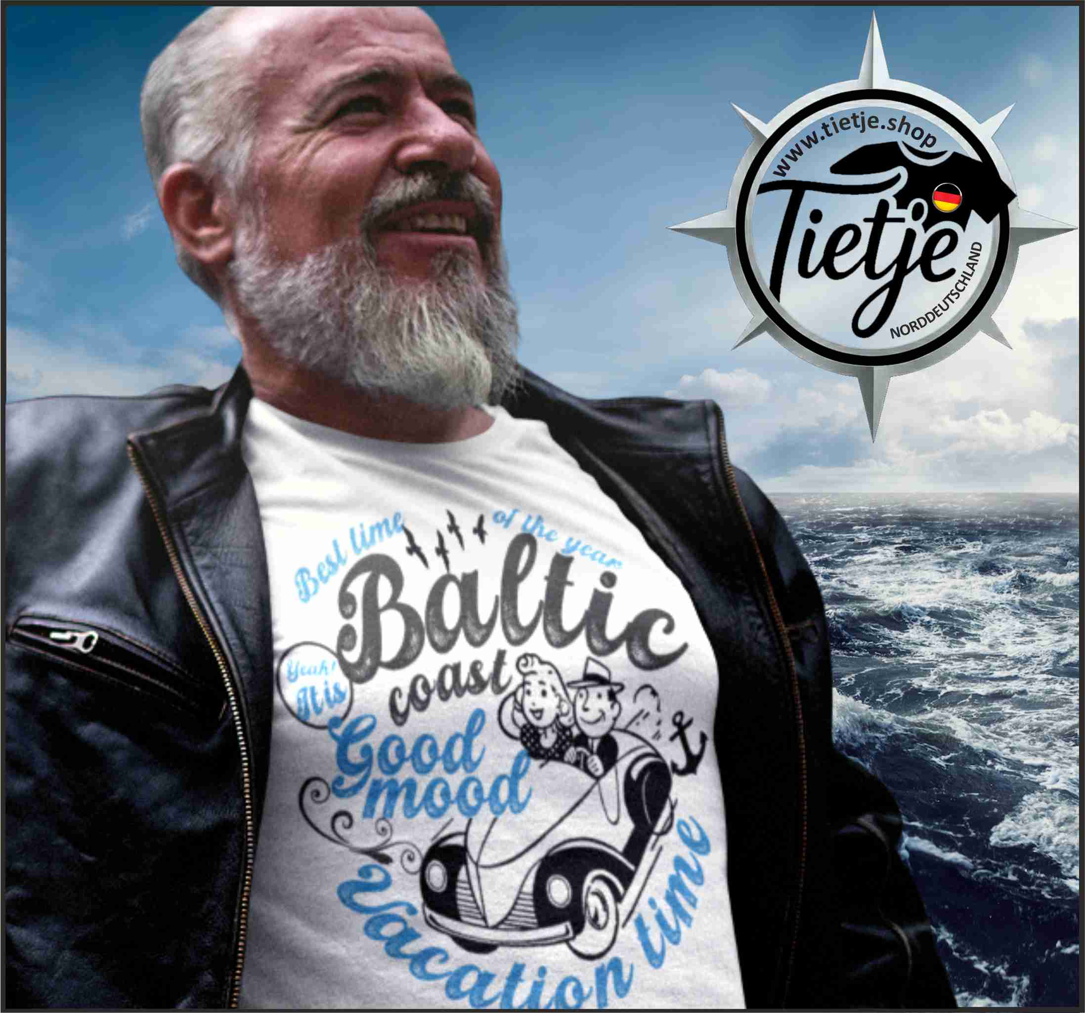 FUN & SUN - BALTIC COAST RETRO  - Herren Shirt