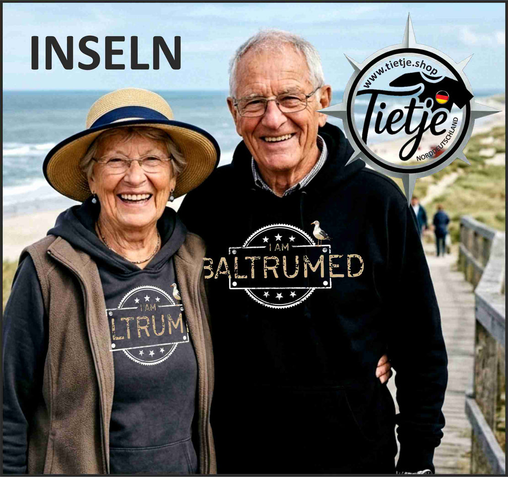 INSELN - BALTRUMED  - Unisex Kapuzenpullover Hoodie