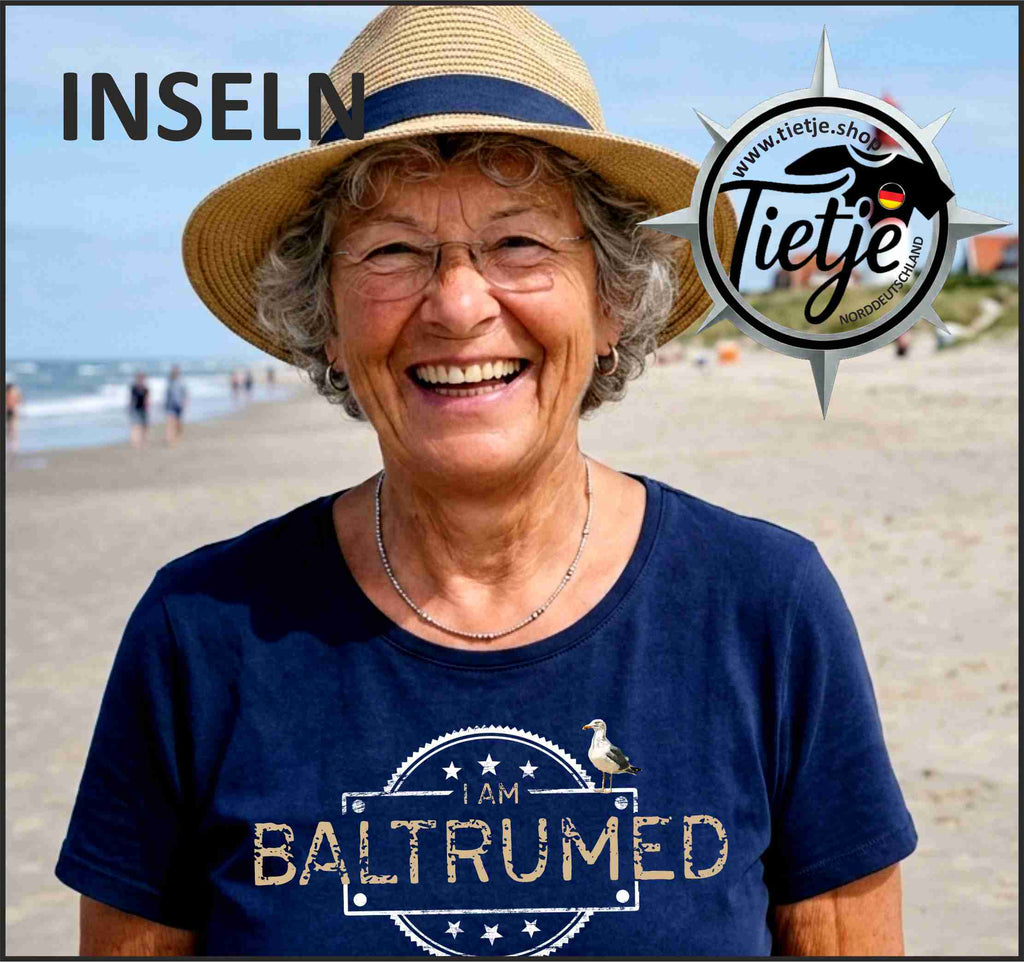 INSELN - BALTRUMED  - Damen Premiumshirt