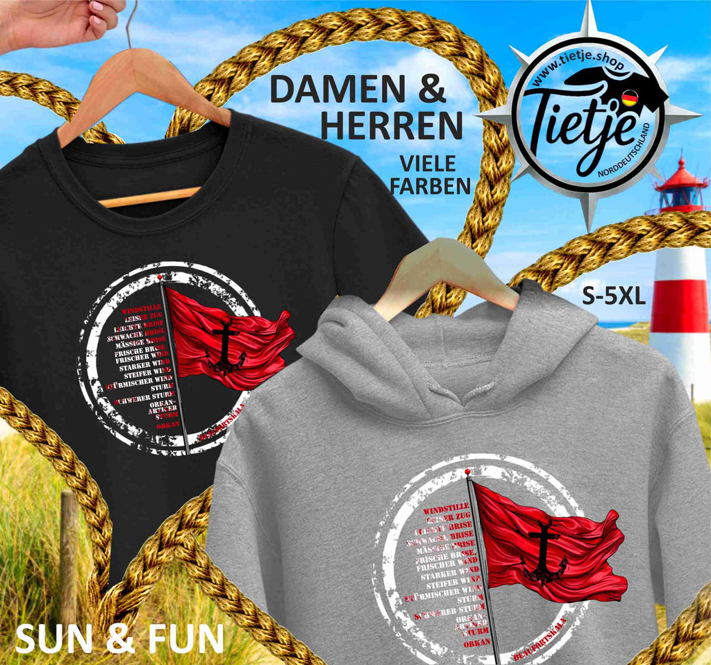 FUN & SUN - BEAUFORTSKALA  - Herren Shirt