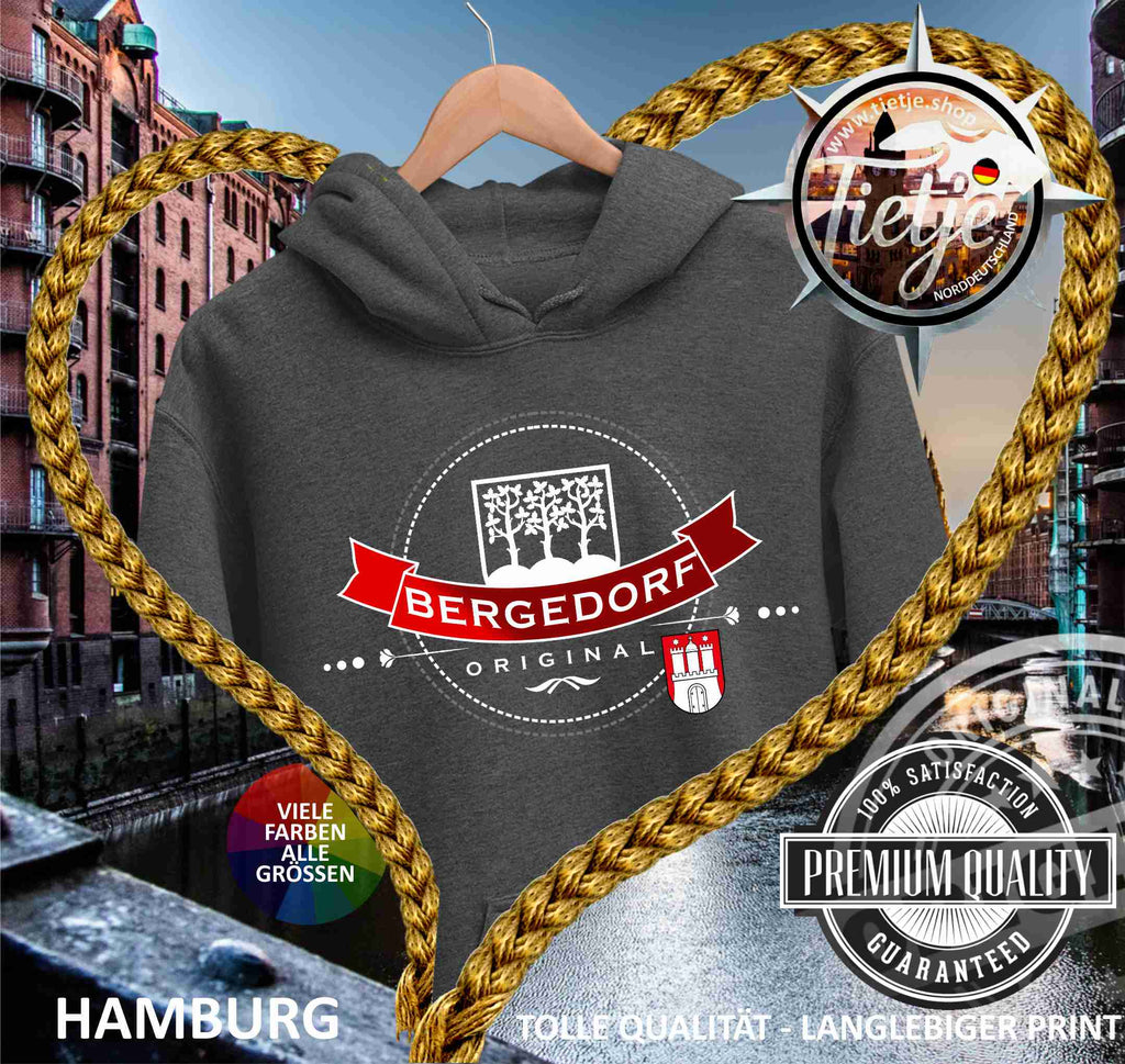 HAMBURG - Städte - BERGEDORF  - Unisex Kapuzenpullover Hoodie