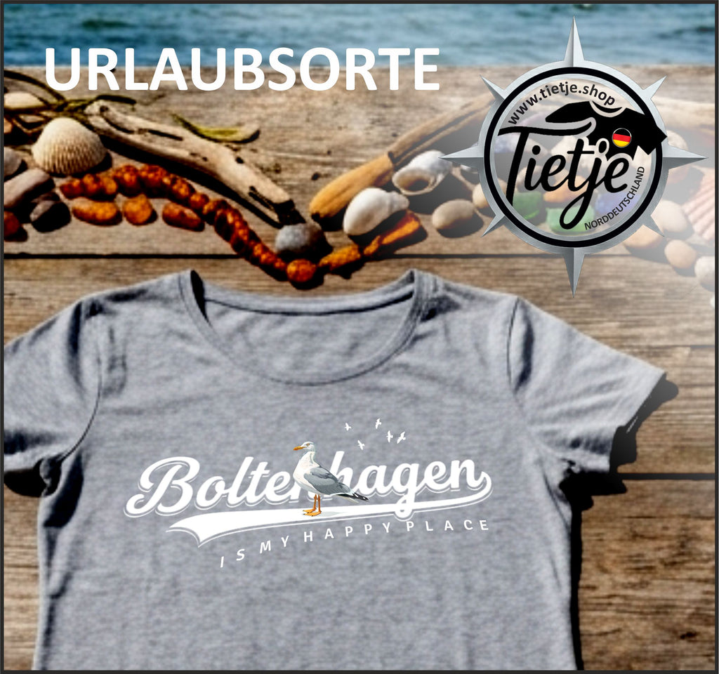 URLAUBSORTE - Boltenhagen  - Damen Premiumshirt