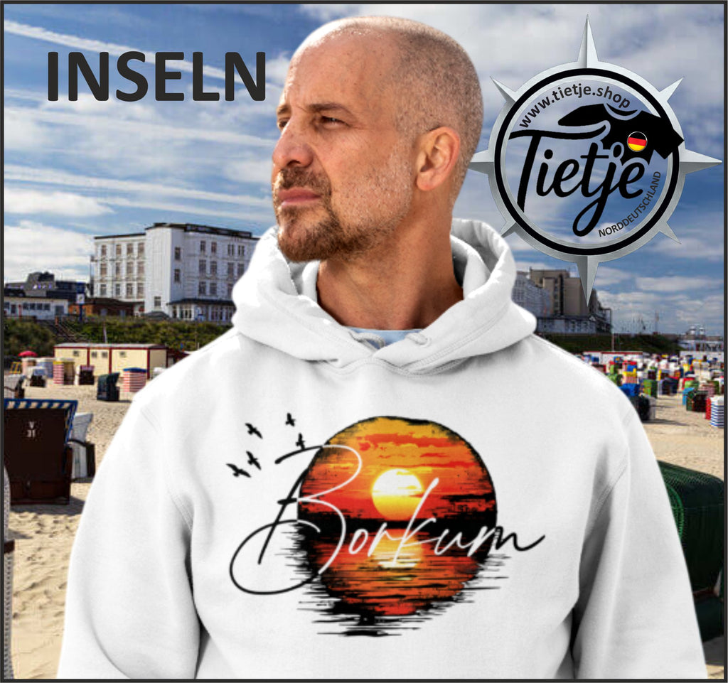 INSELN - BORKUM  - Unisex Kapuzenpullover Hoodie