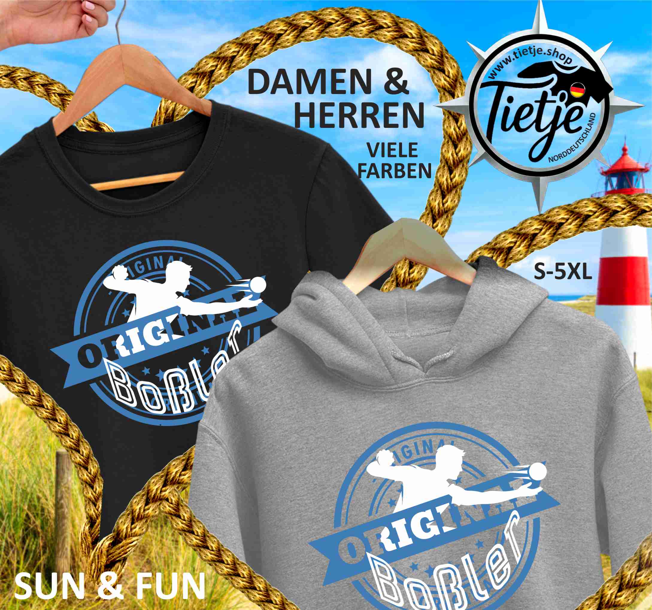 FUN & SUN - ORIGINAL Boßler  - Herren Shirt