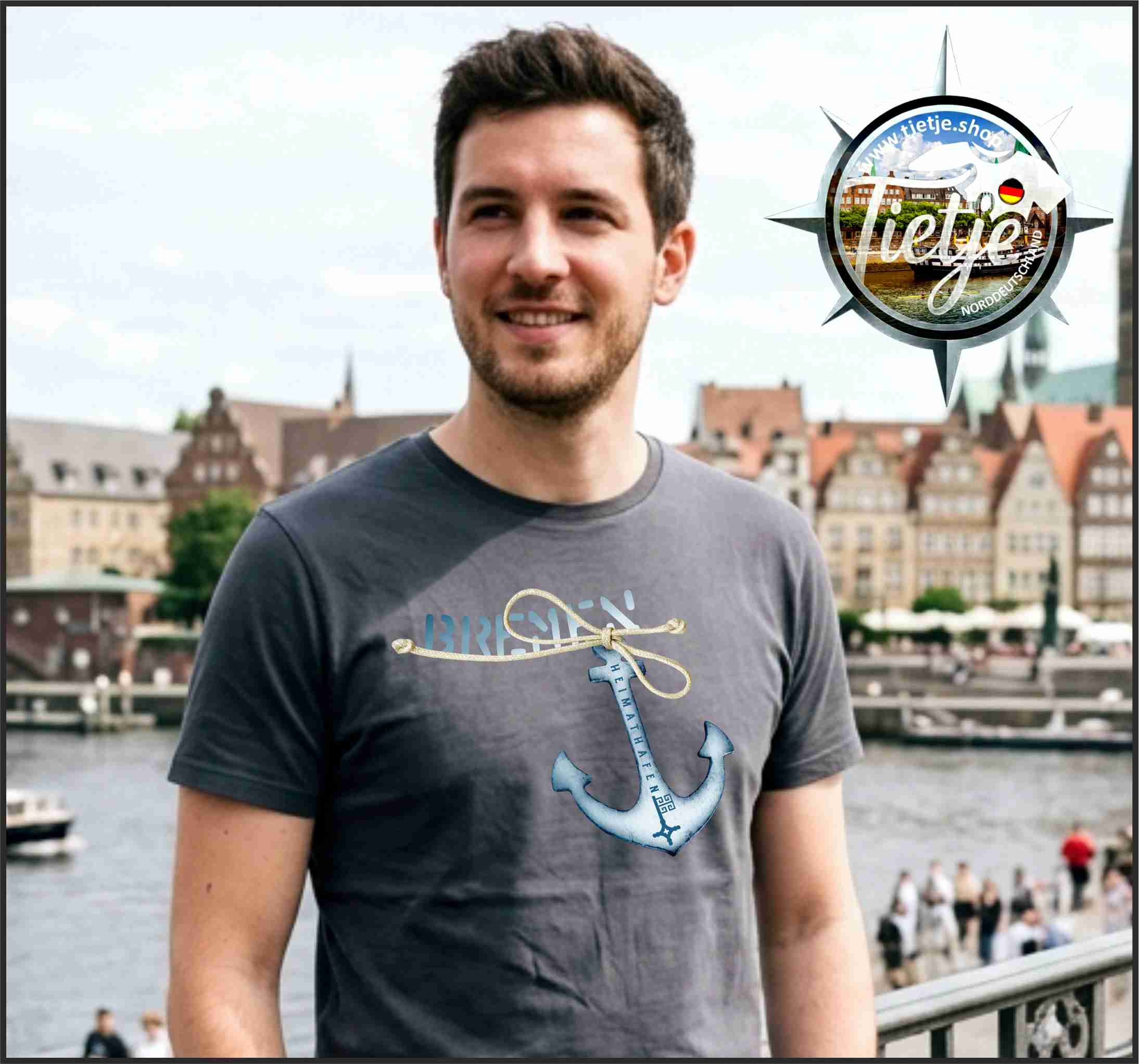 BREMEN - HEIMATHAFEN  - Herren Shirt