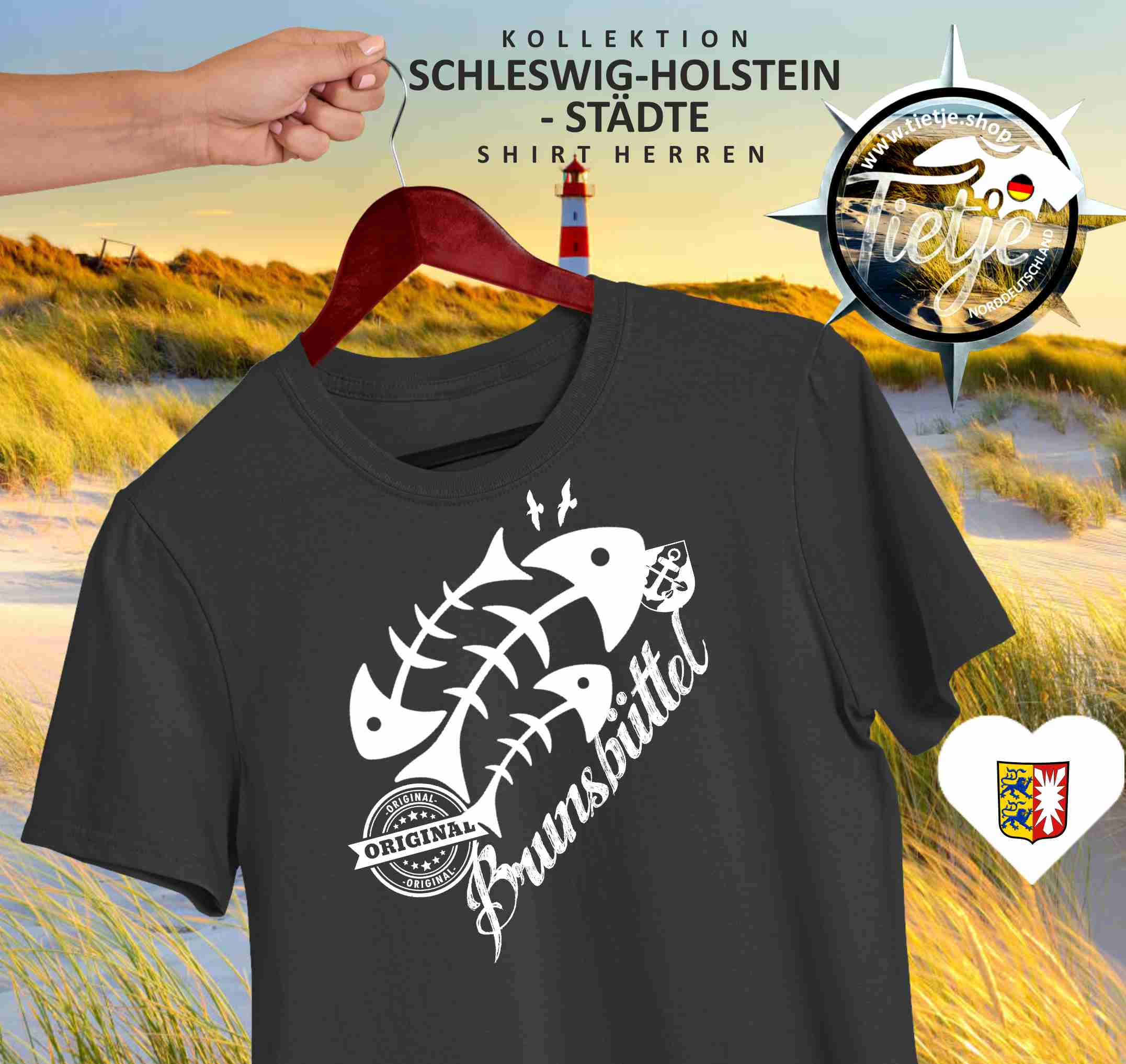 SCHLESWIG-HOLSTEIN - Städte - Brunsbüttel  - Herren Shirt