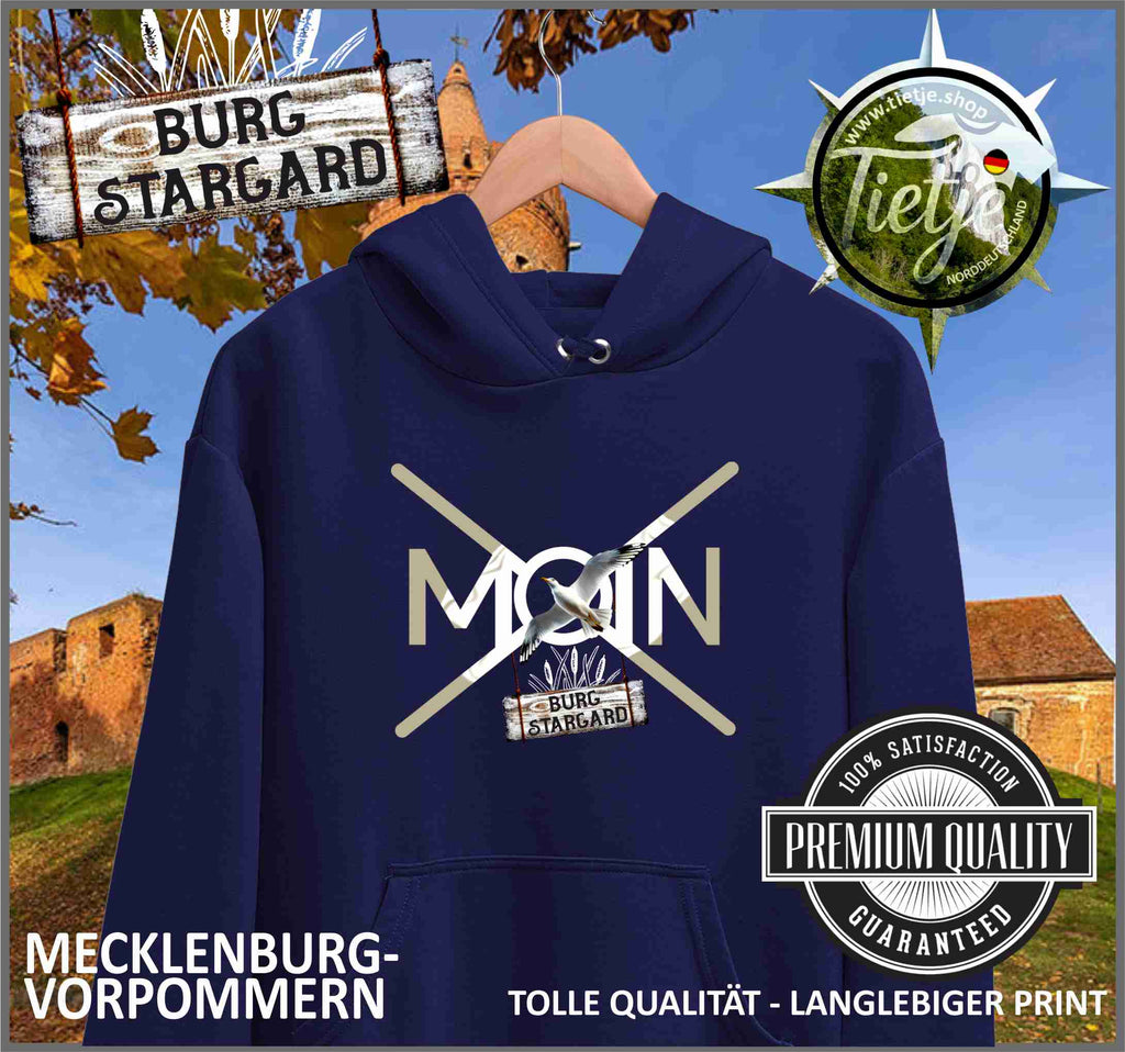 MECKLENBURG-VORPOMMERN - Städte - Moin BURG STARGARD  - Unisex Kapuzenpullover Hoodie