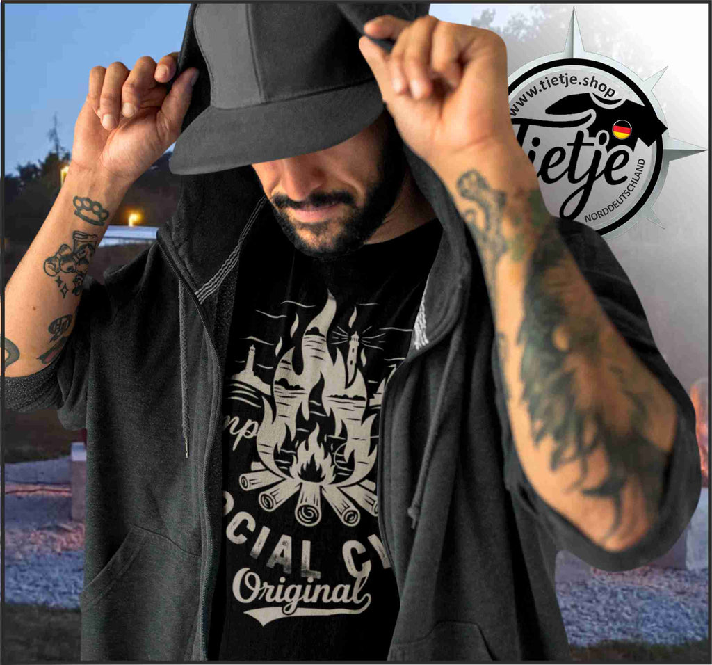 FUN & SUN - CAMPFIRE  - Herren Shirt