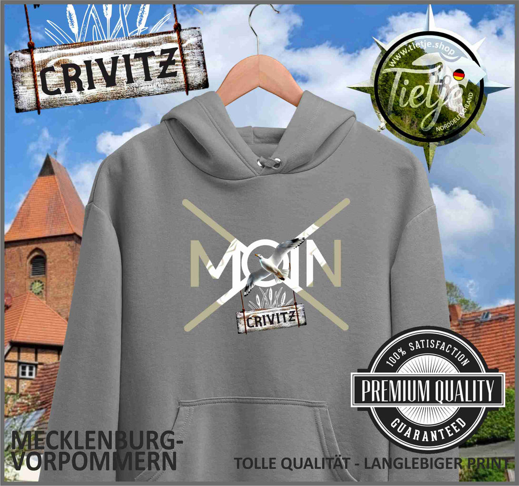 MECKLENBURG-VORPOMMERN - Städte - Moin CRIVITZ  - Unisex Kapuzenpullover Hoodie