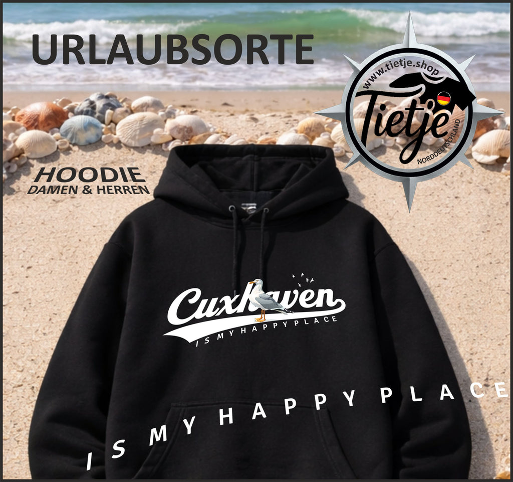 URLAUBSORTE - Cuxhaven  - Unisex Kapuzenpullover Hoodie