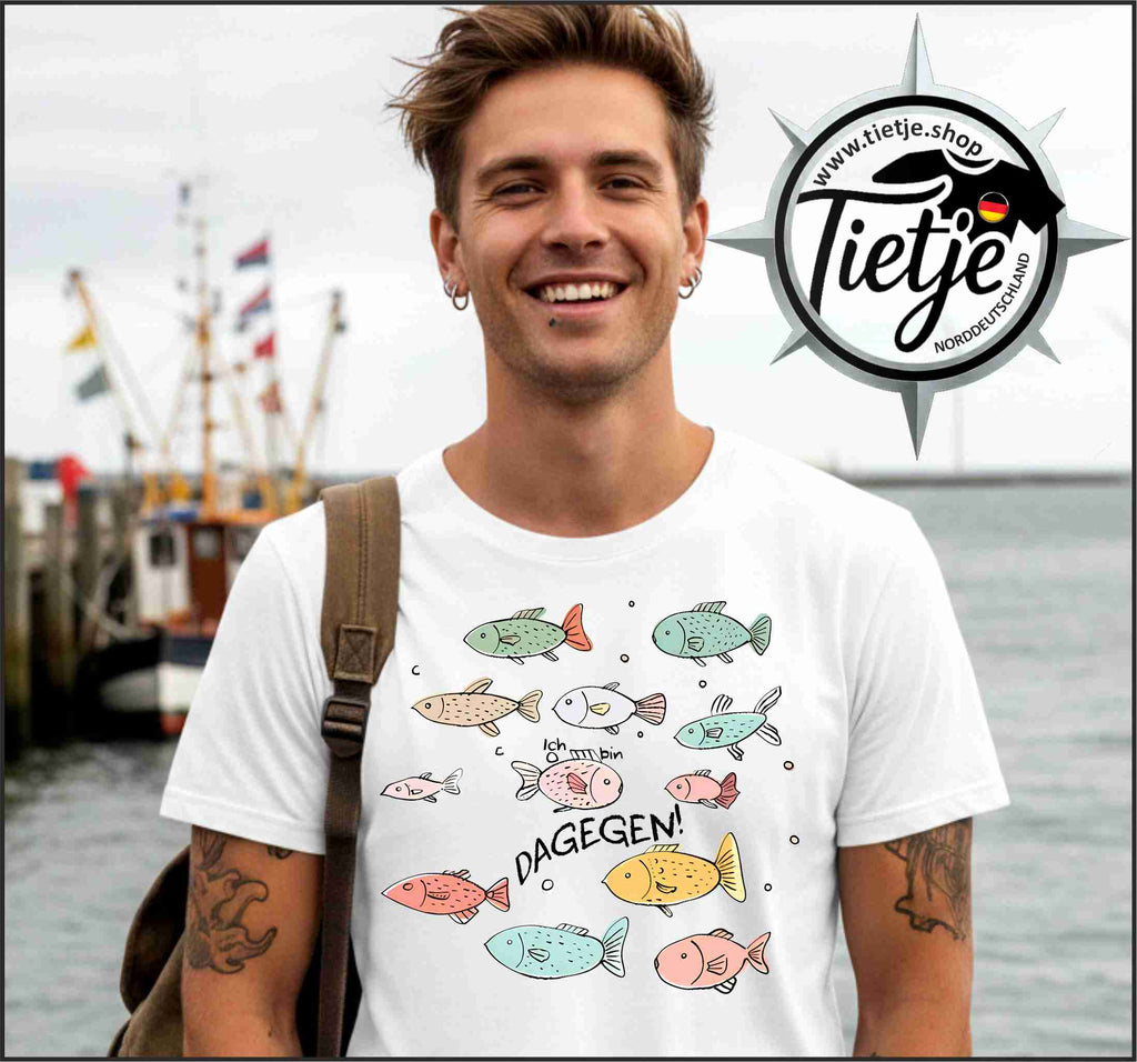 FUN & SUN - DAGEGEN  - Herren Shirt