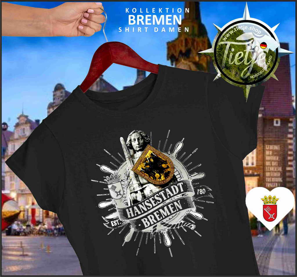 BREMEN - HANSESTADT  - Damen Premiumshirt