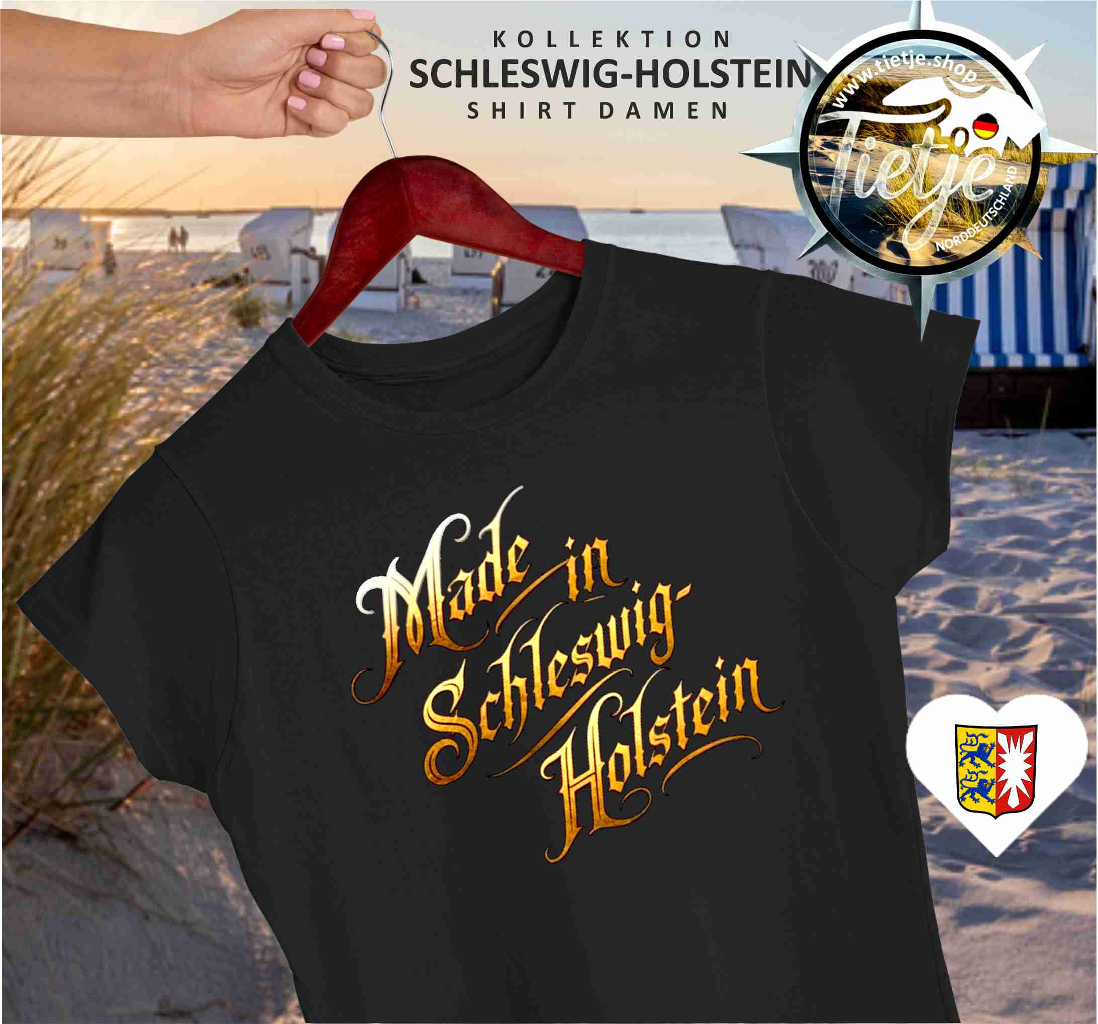 SCHLESWIG-HOLSTEIN - Made in Schleswig-Holstein  - Damen Premiumshirt