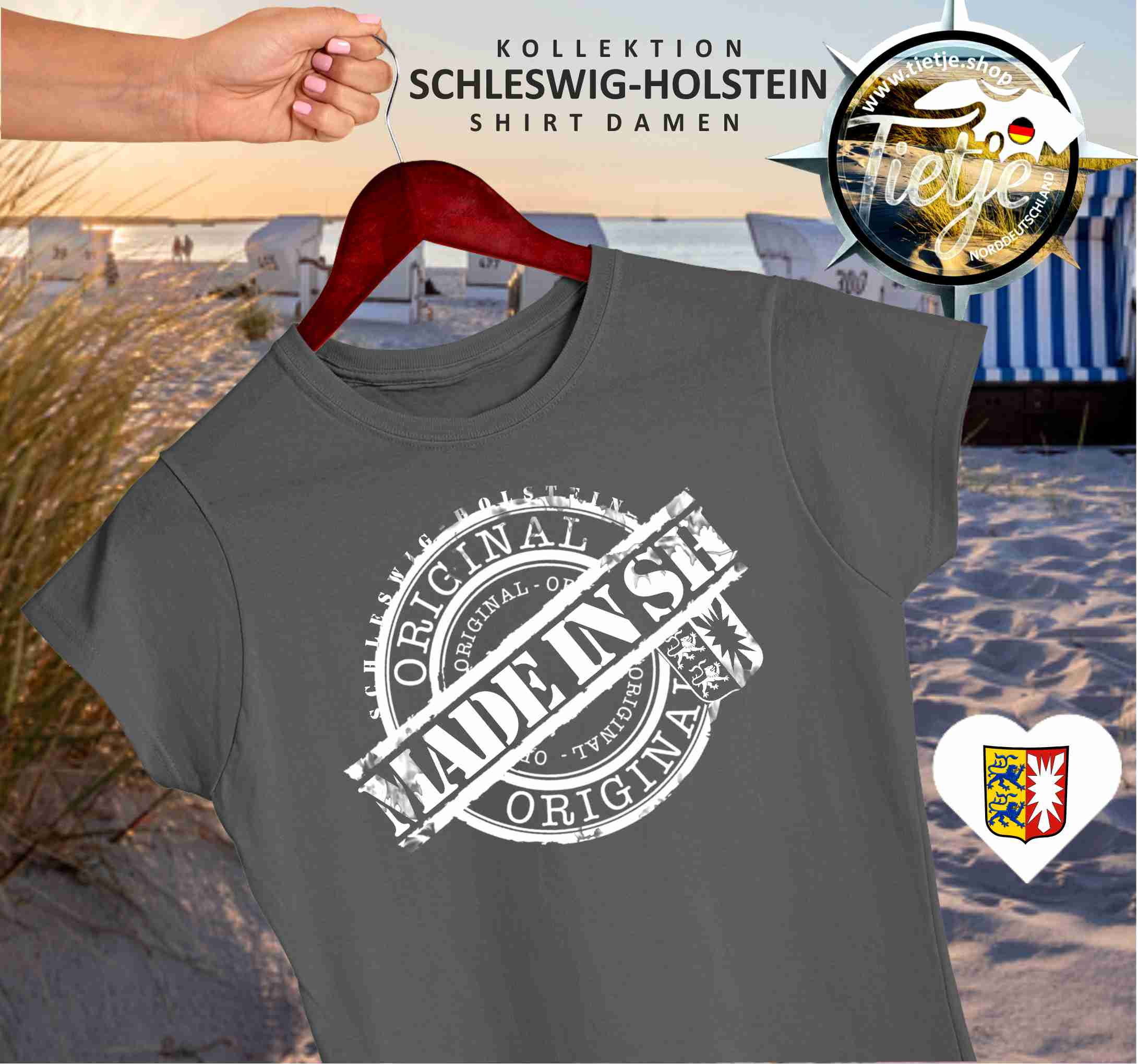 SCHLESWIG-HOLSTEIN - Made in Schleswig-Holstein  - Damen Premiumshirt