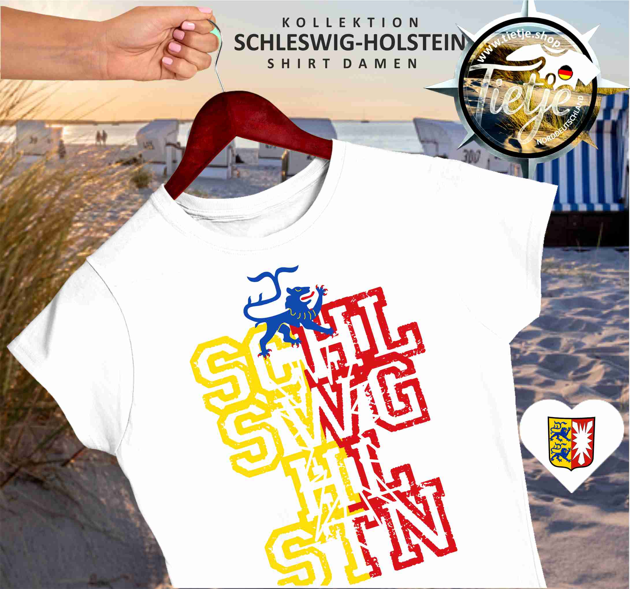 SCHLESWIG-HOLSTEIN - SWH  - Damen Premiumshirt
