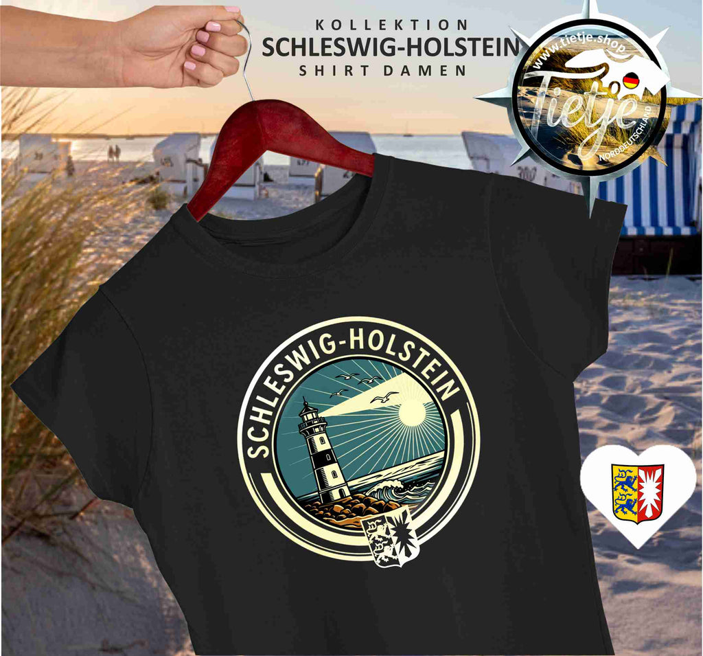 SCHLESWIG-HOLSTEIN - LEUCHTTURM  - Damen Premiumshirt