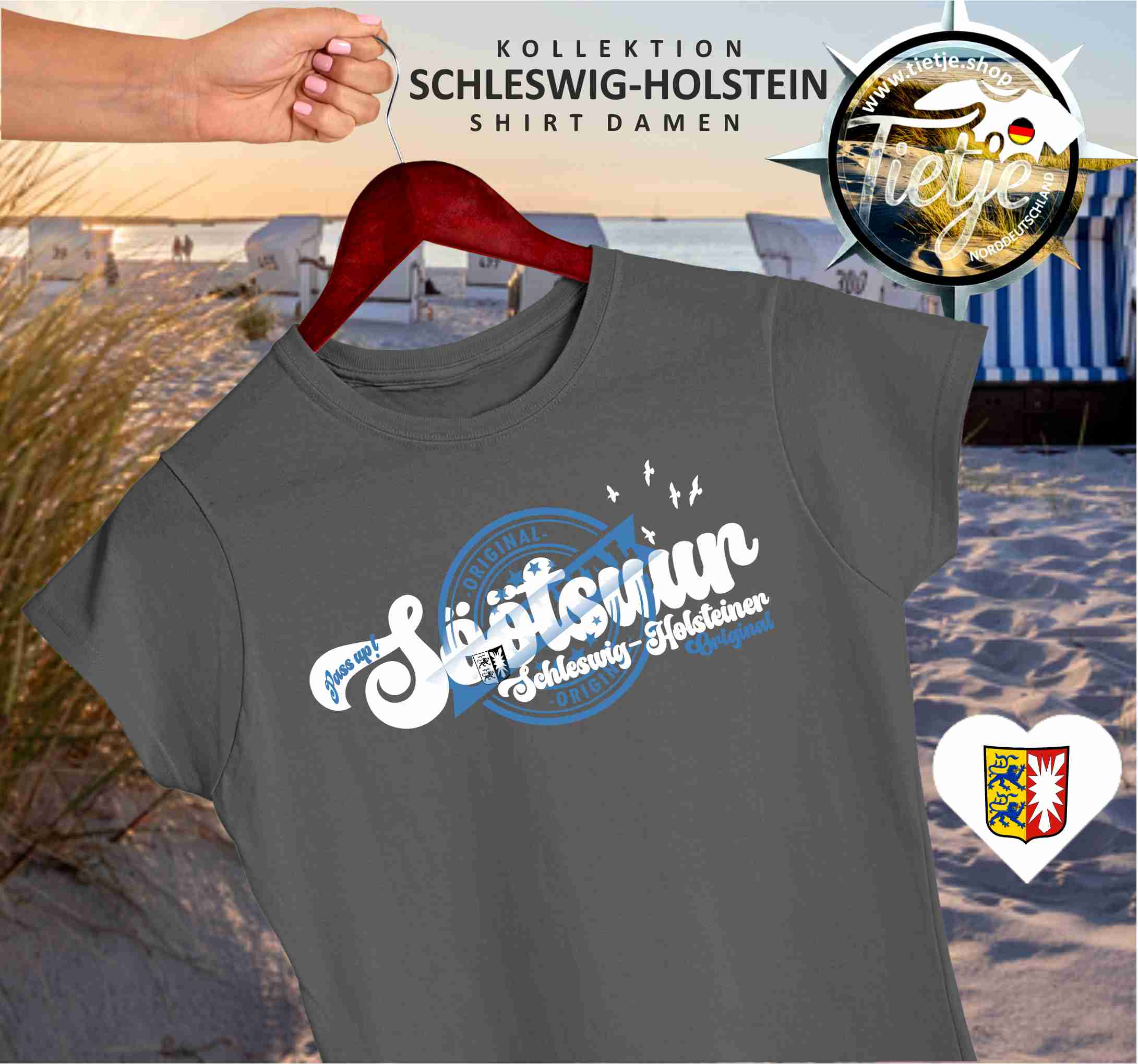 SCHLESWIG-HOLSTEIN - Söötsuur  - Damen Premiumshirt
