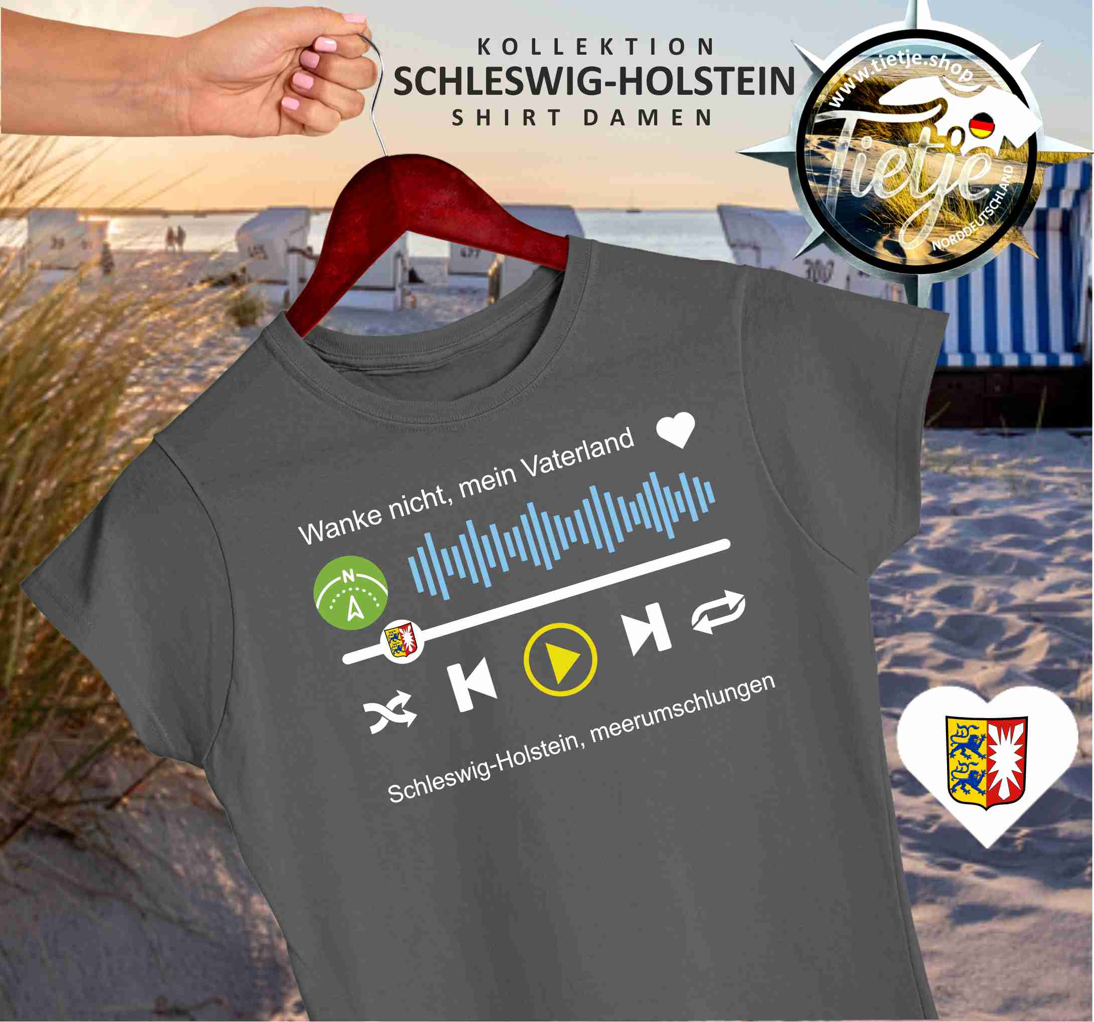 SCHLESWIG-HOLSTEIN - Spotify  - Damen Premiumshirt