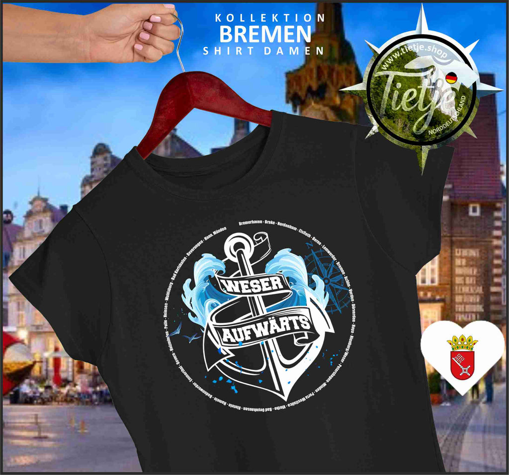 BREMEN - WESER aufwärts  - Damen Premiumshirt