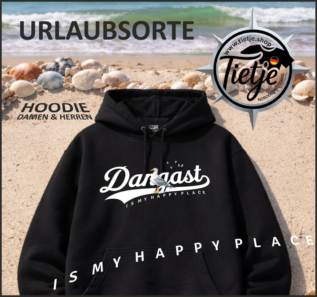 URLAUBSORTE - Dangast  - Unisex Kapuzenpullover Hoodie