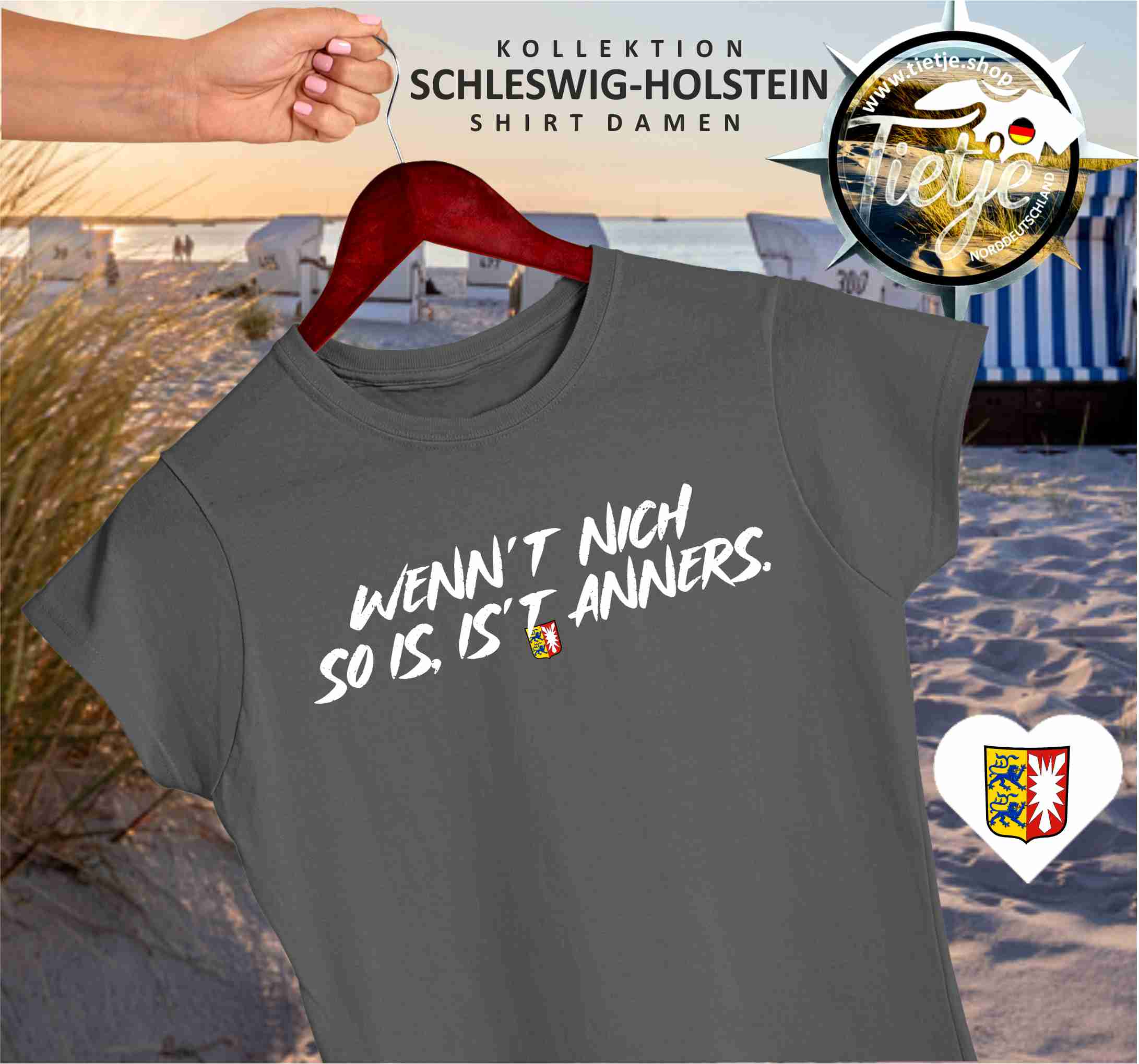 SCHLESWIG-HOLSTEIN - Wenn't nich so is, is't anners.  - Damen Premiumshirt