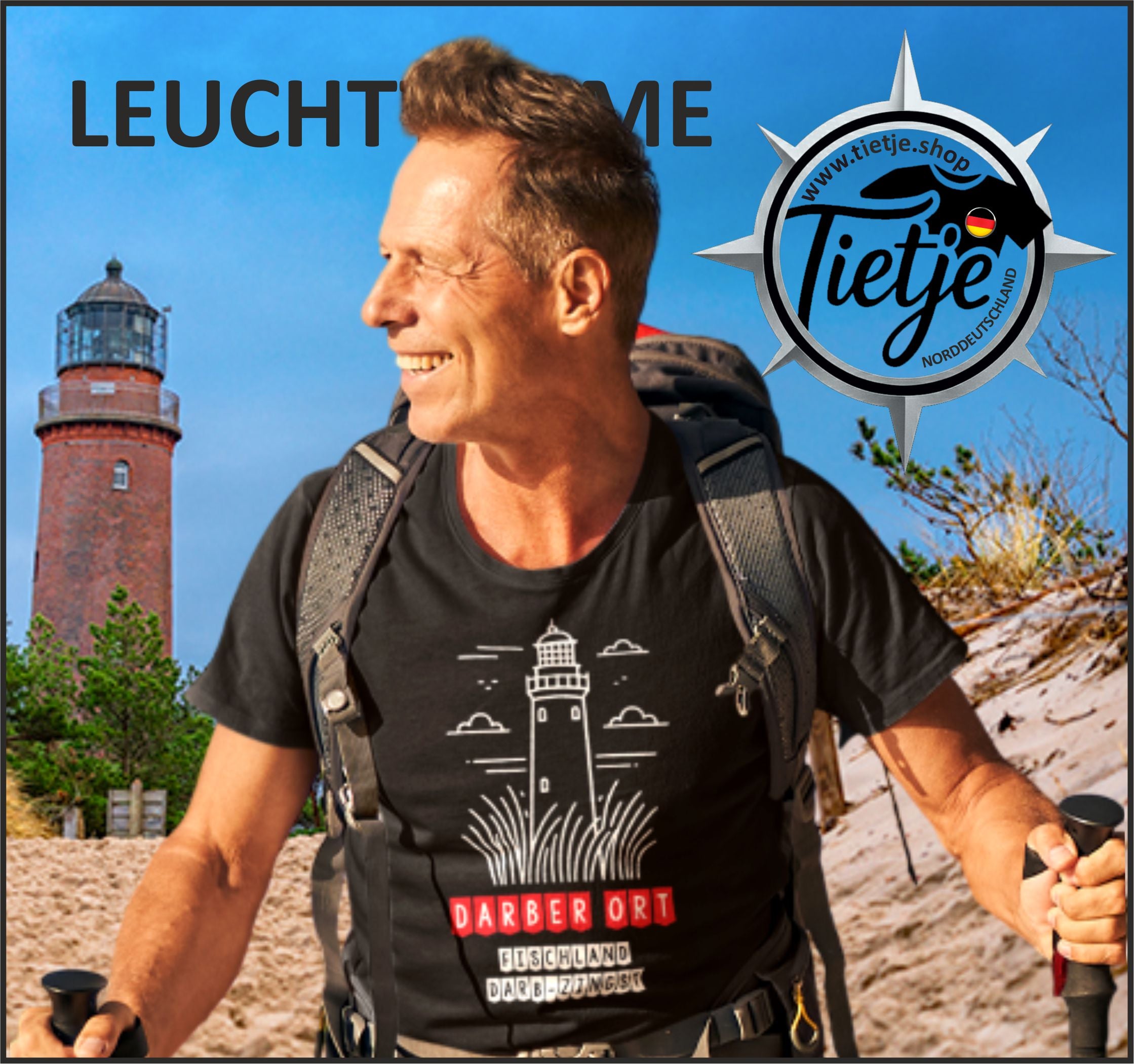 MECKLENBURG-VORPOMMERN - LEUCHTTÜRME - Darßer ORT  - Herren Shirt