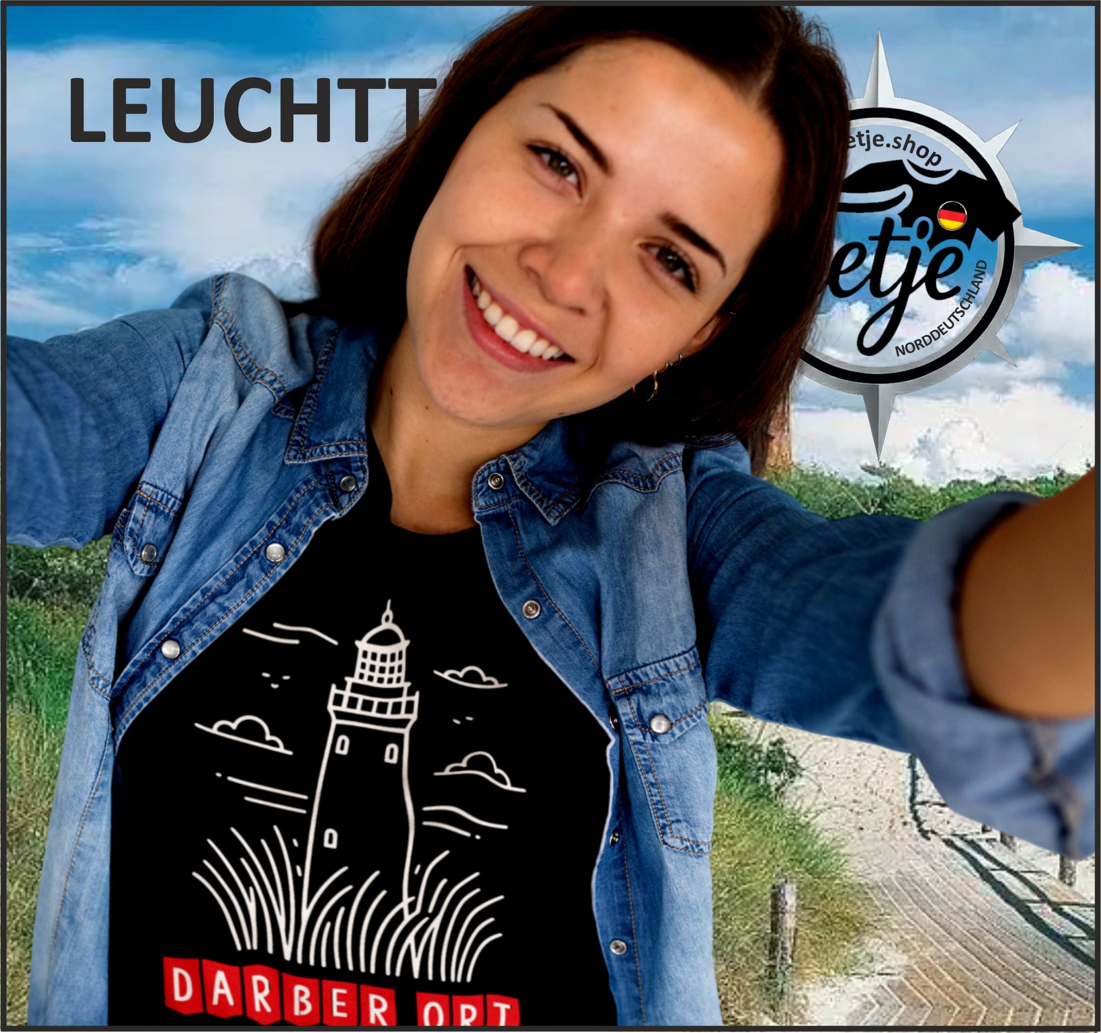 MECKLENBURG-VORPOMMERN - LEUCHTTÜRME - Darßer ORT  - Damen Premiumshirt