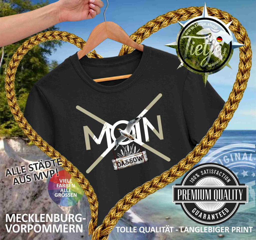 MECKLENBURG-VORPOMMERN - Städte - Moin DASSOW  - Herren Shirt