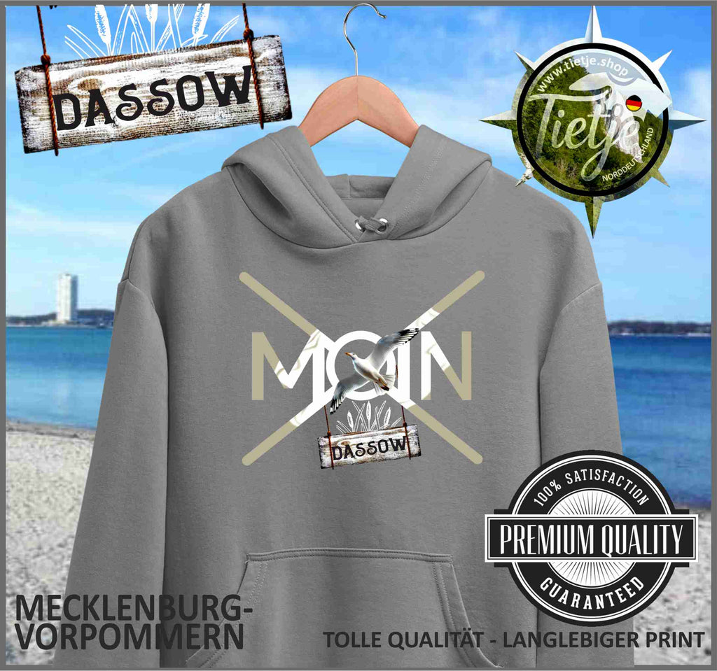 MECKLENBURG-VORPOMMERN - Städte - Moin DASSOW  - Unisex Kapuzenpullover Hoodie