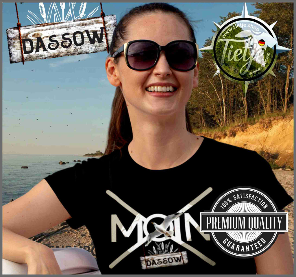 MECKLENBURG-VORPOMMERN - Städte - Moin DASSOW  - Damen Premiumshirt
